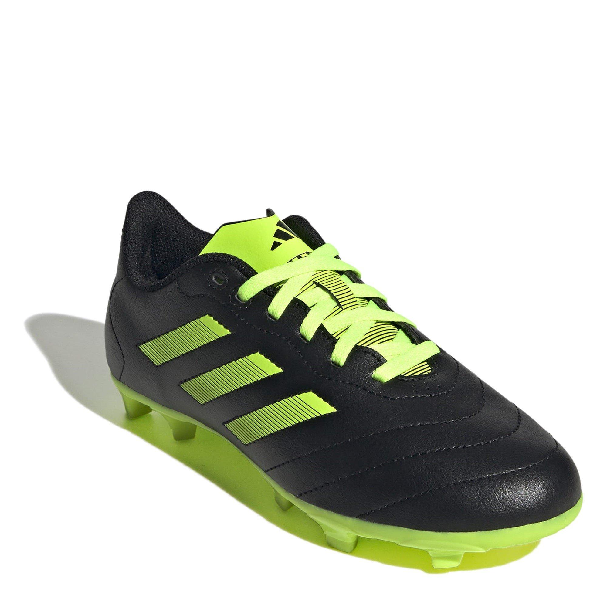 C.Black/Lemon - adidas - Goletto VIII Firm Ground Boots Childrens - 3