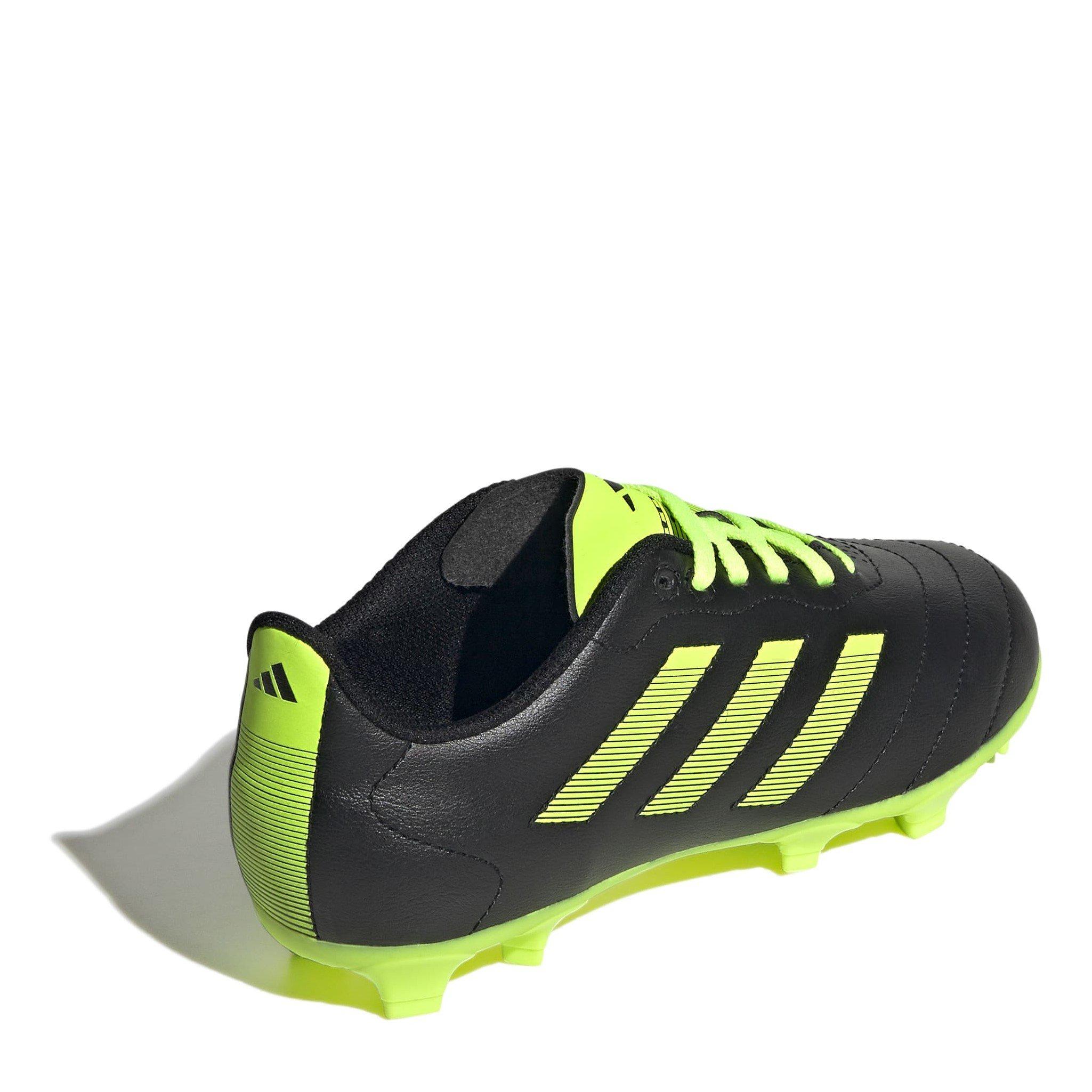 C.Black/Lemon - adidas - Goletto VIII Firm Ground Boots Childrens - 4