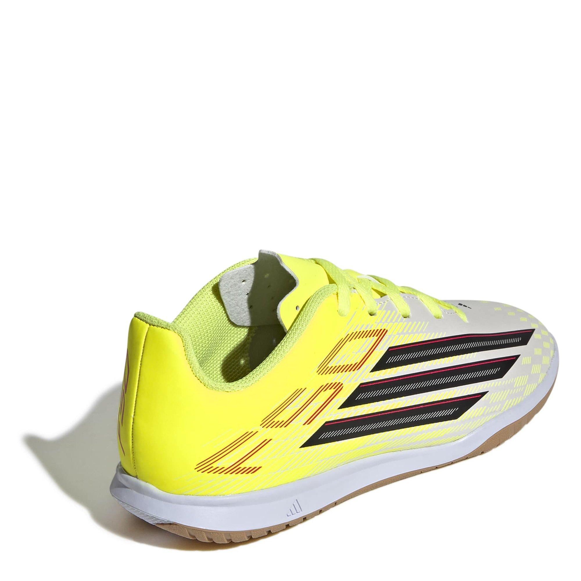 Yellow/Blk/Red - adidas - F50 Club Juniors Indoor Football Boots - 6