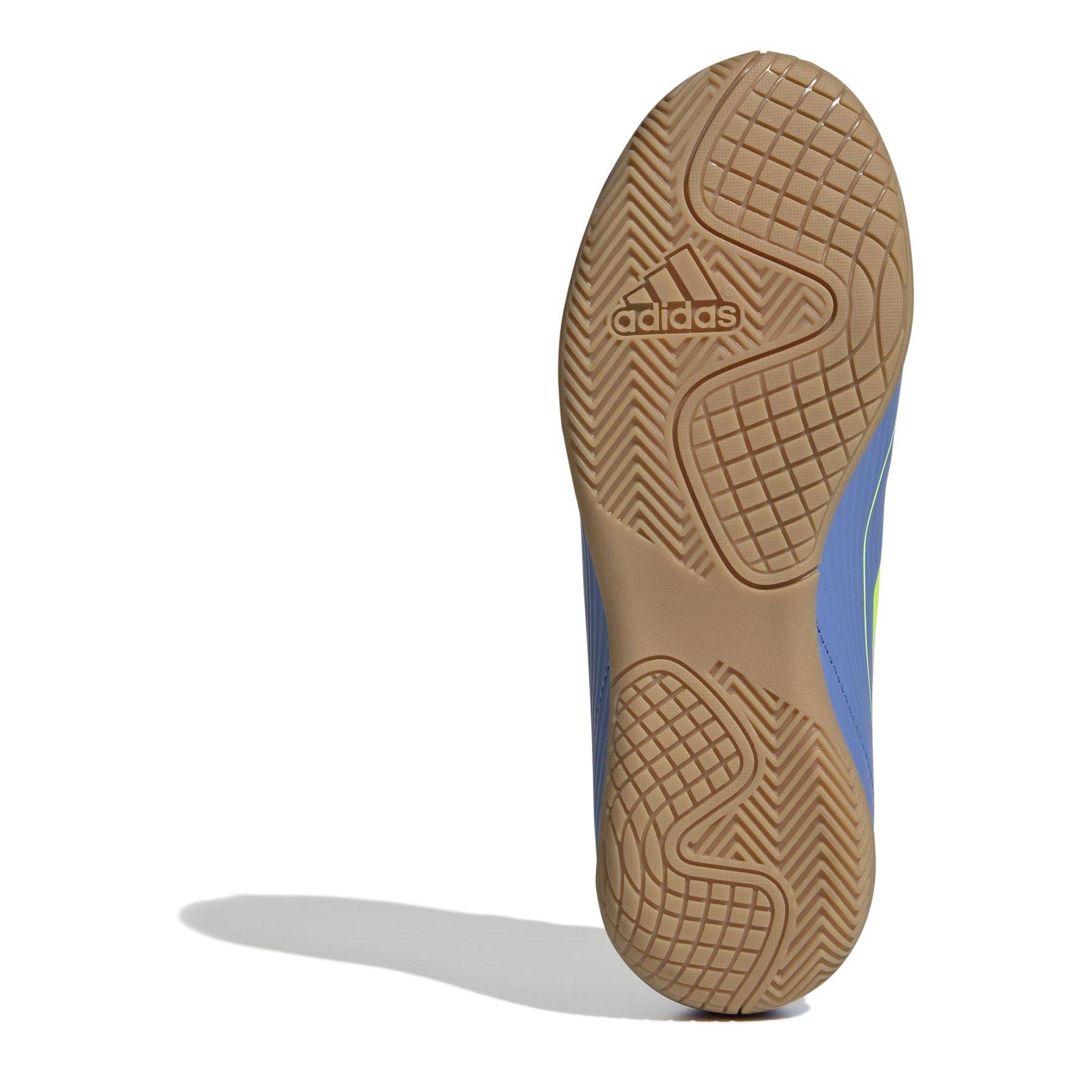 Blue/Lemon/Pink - adidas - F50 Club Juniors Indoor Football Boots - 6