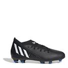 Negro/Blanco - adidas - Predator .3 Childrens FG Football Boots - 1