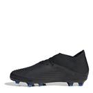 Negro/Blanco - adidas - Predator .3 Childrens FG Football Boots - 2