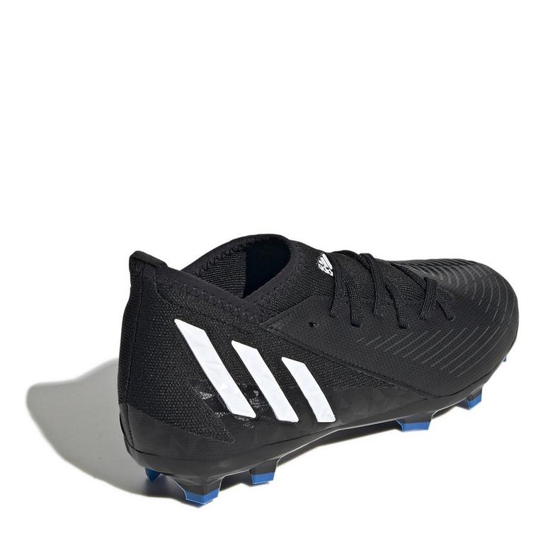Negro/Blanco - adidas - Predator .3 Childrens FG Football Boots - 4