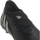 Negro/Blanco - adidas - Predator .3 Childrens FG Football Boots - 7