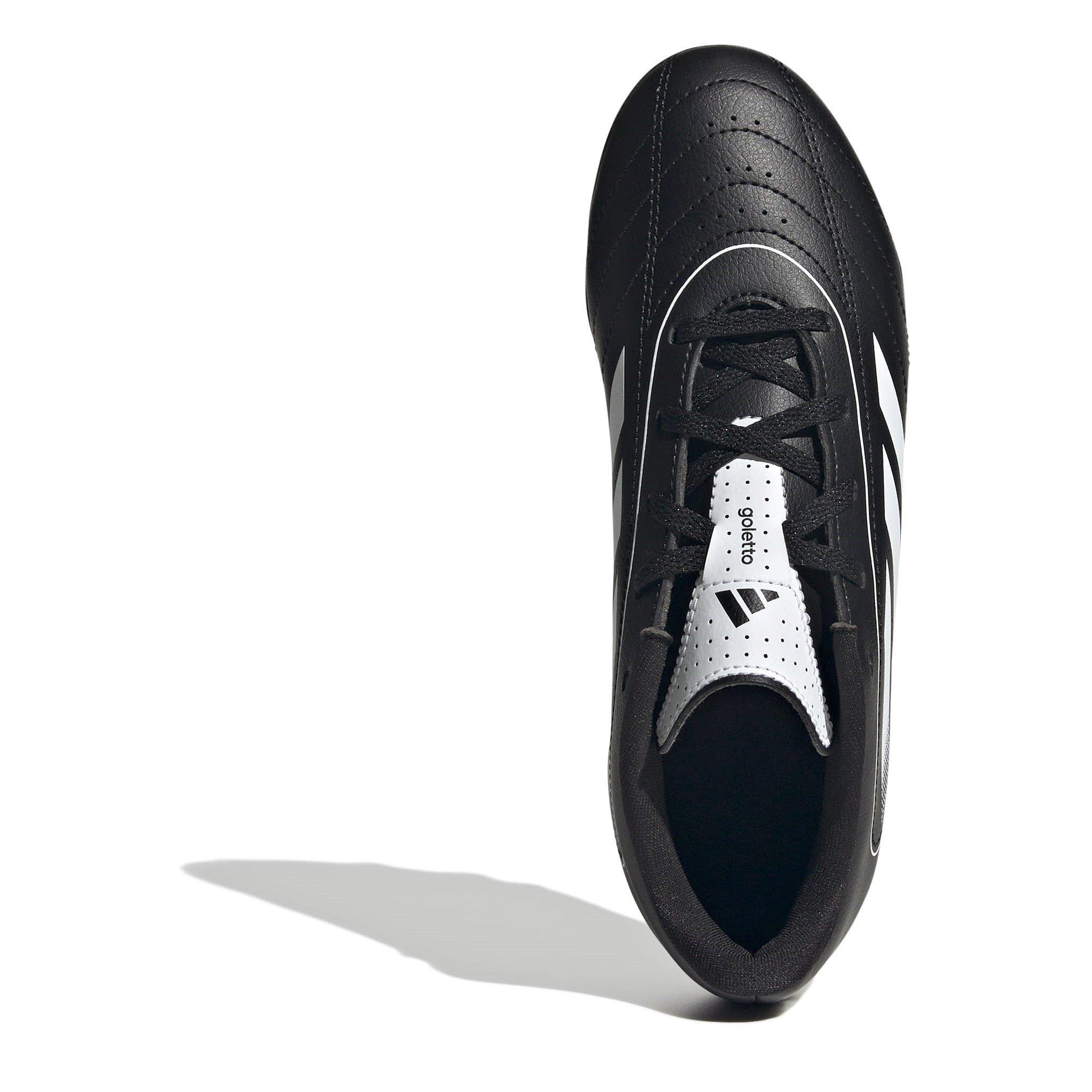 Black/White - adidas - Goletto VIII Juniors Firm Ground Football Boots - 5