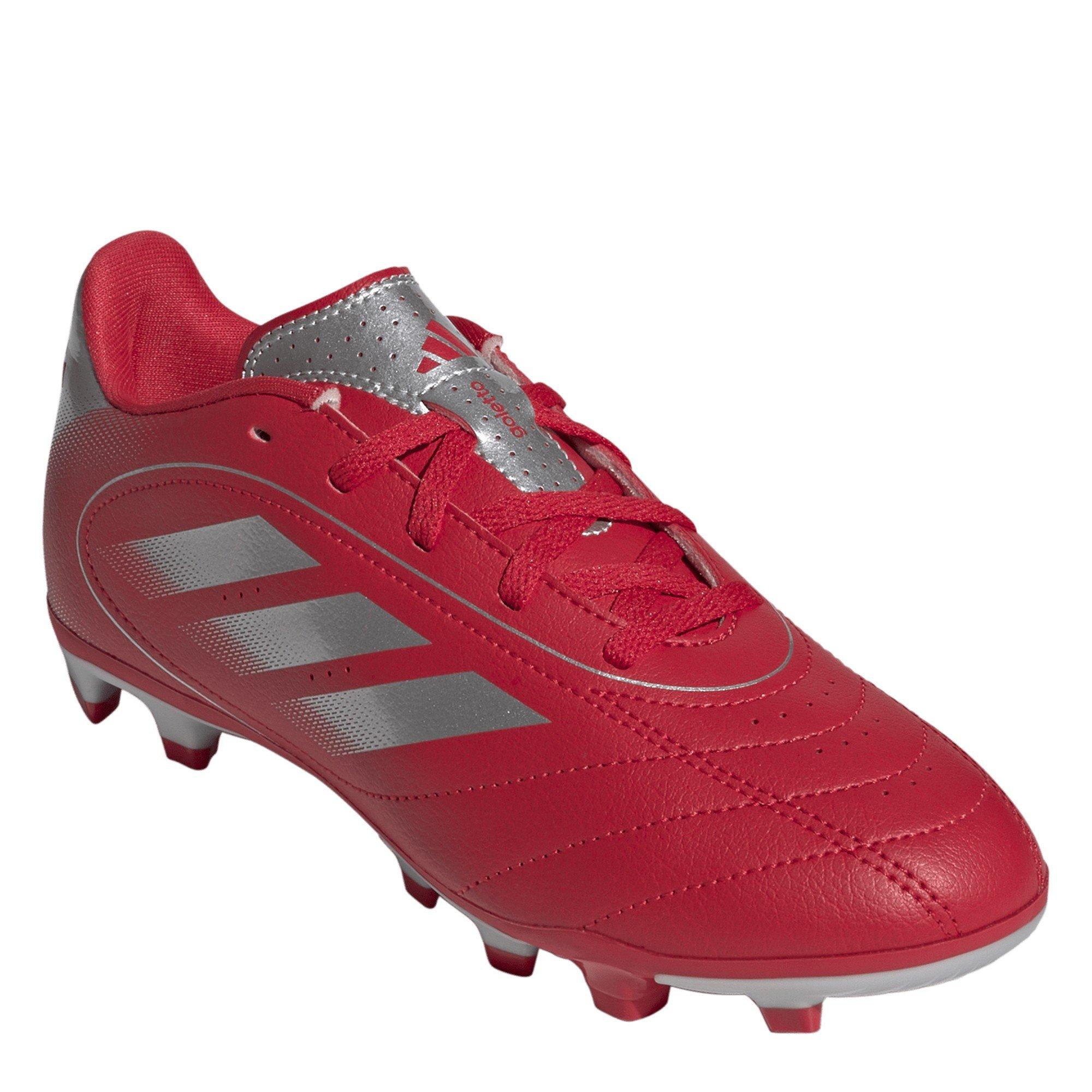 Red/Silver - adidas - Goletto VIII Firm Ground Football Boots Kids - 3