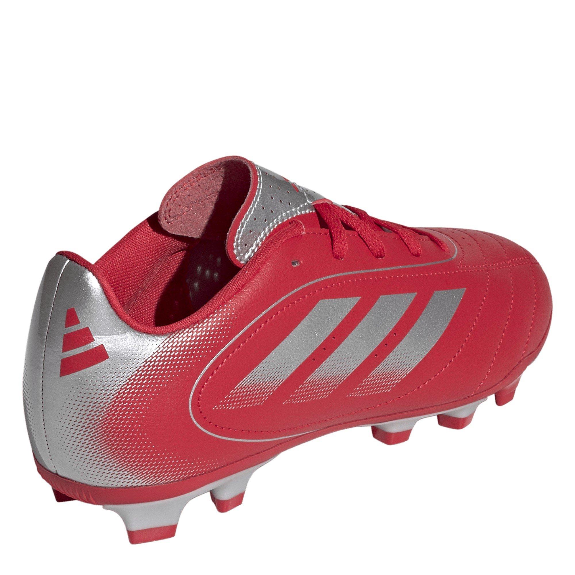 Red/Silver - adidas - Goletto VIII Firm Ground Football Boots Kids - 4