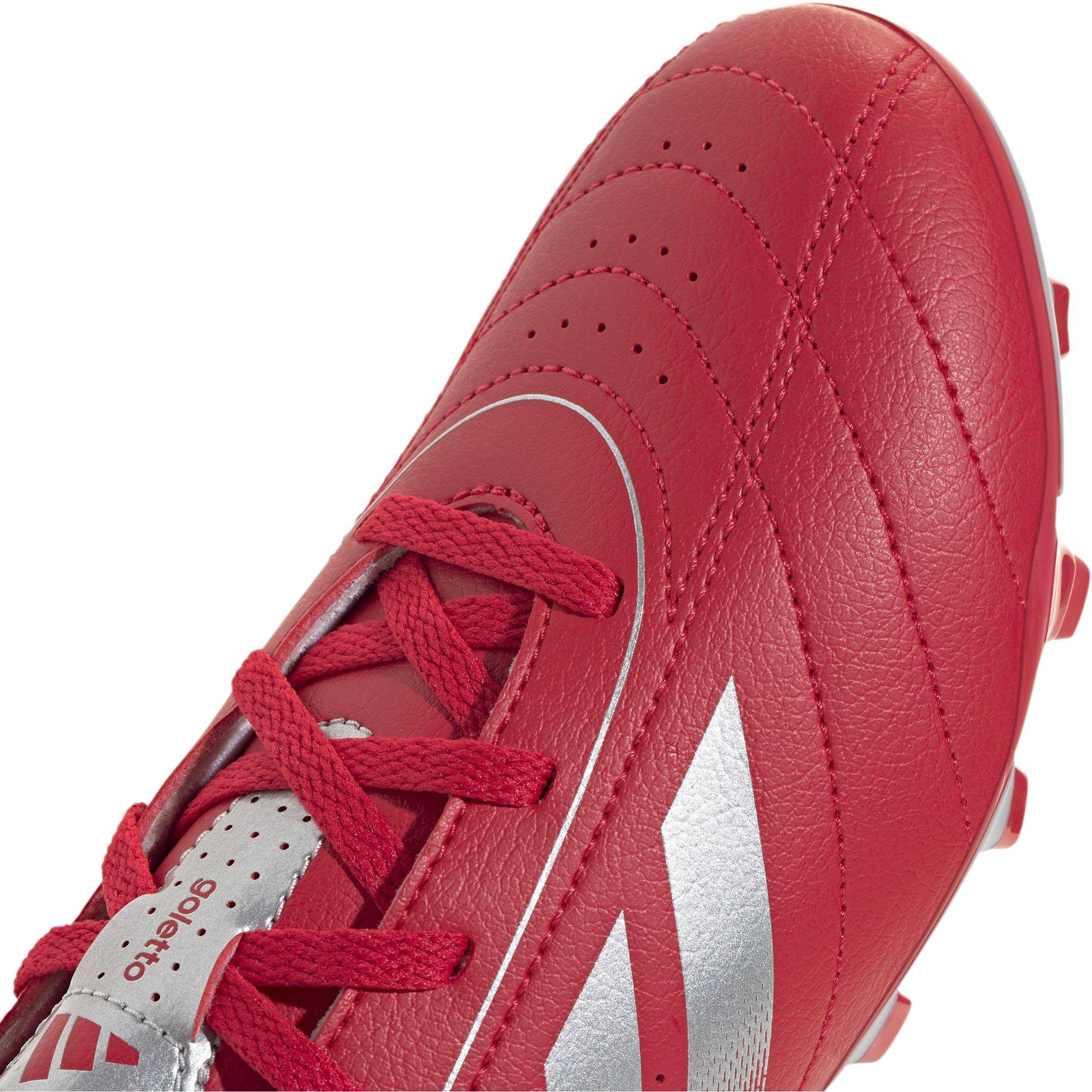 Red/Silver - adidas - Goletto VIII Firm Ground Football Boots Kids - 8