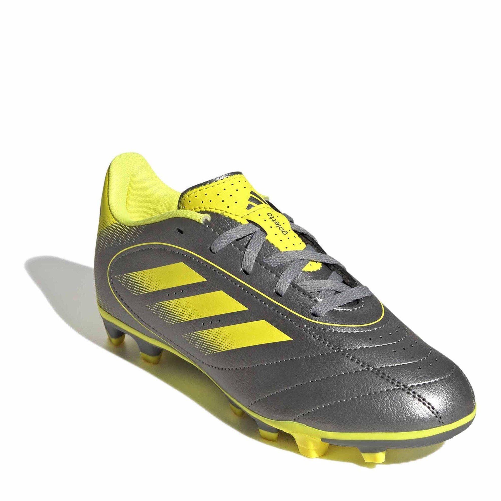 Iron/Solar Lemn - adidas - Goletto VIII Astro Turf Football Boots Kids - 3