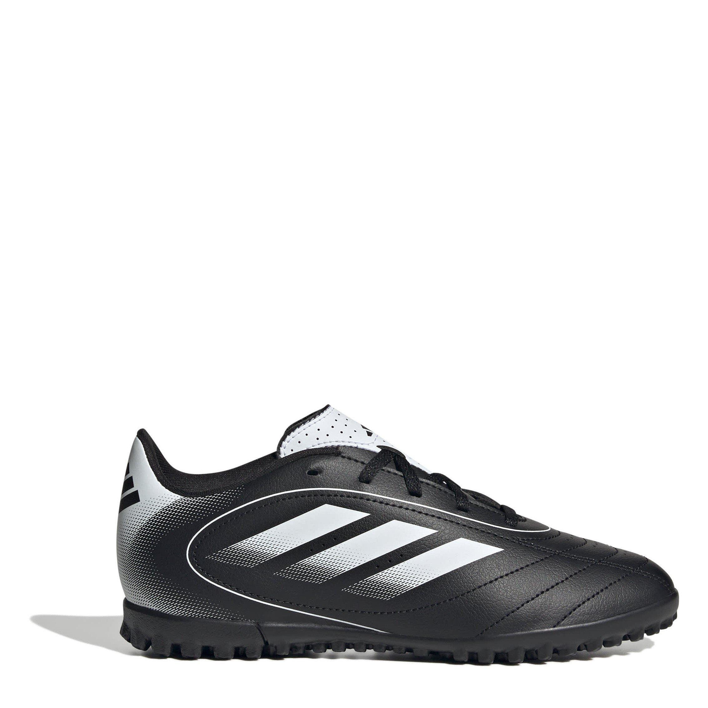 Adidas Boys Goletto Viii Astro Turf Football Boots Kids - Black/White - C12 (30.5)