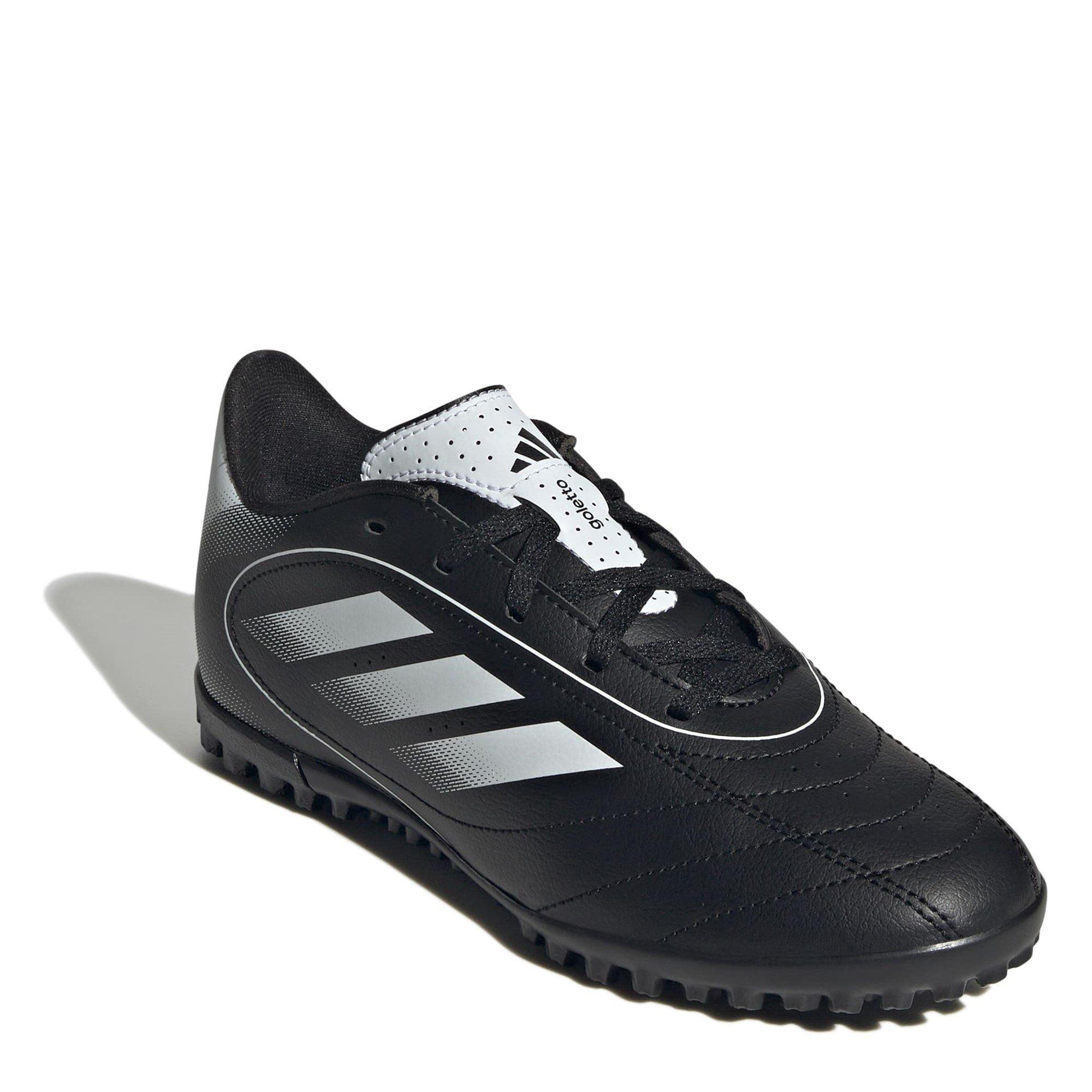 Black/White - adidas - Goletto VIII Juniors Astro Turf Football Boots - 3