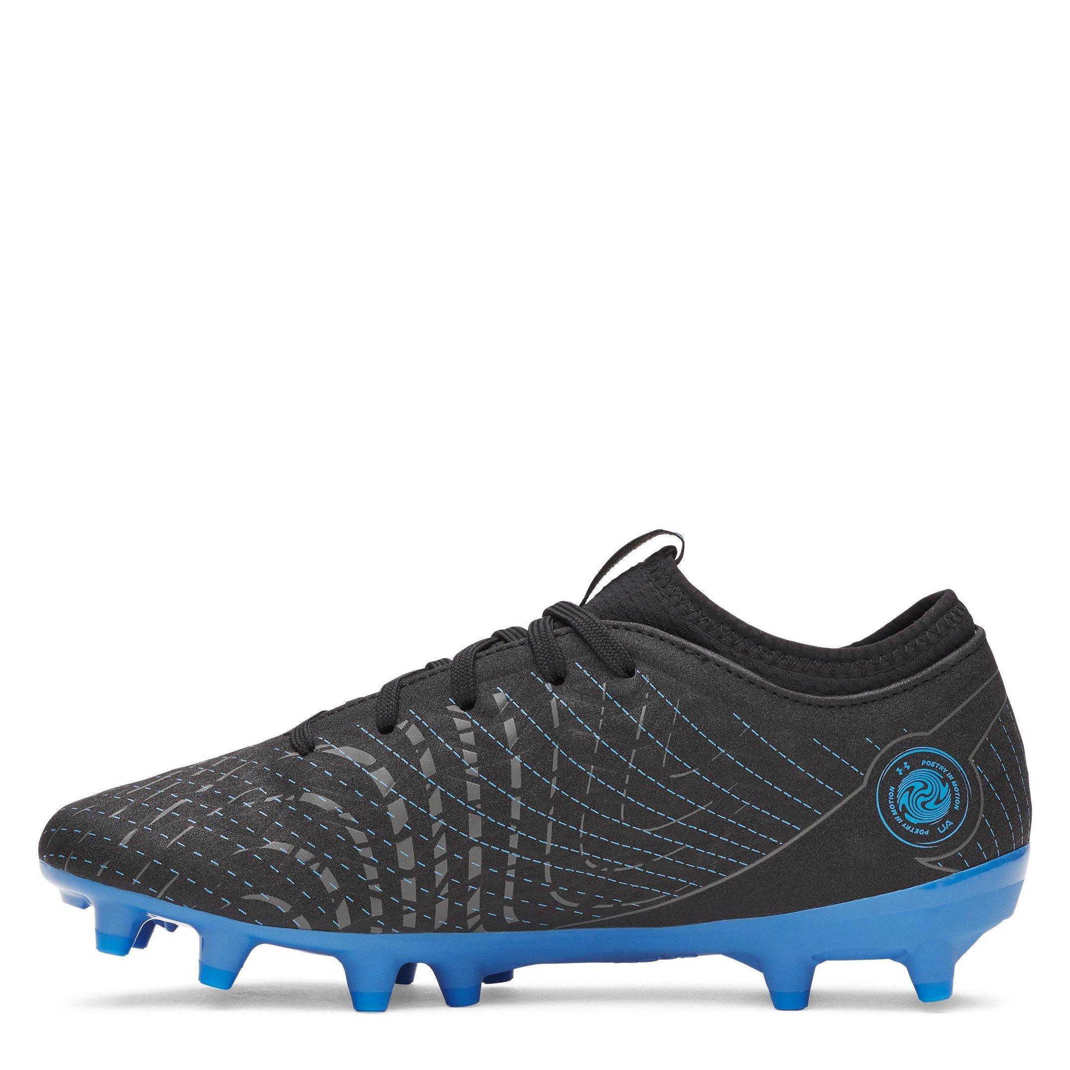 Black/Blue - Under Armour - Magnetico Club Juniors Firm Ground Football Boots - 2