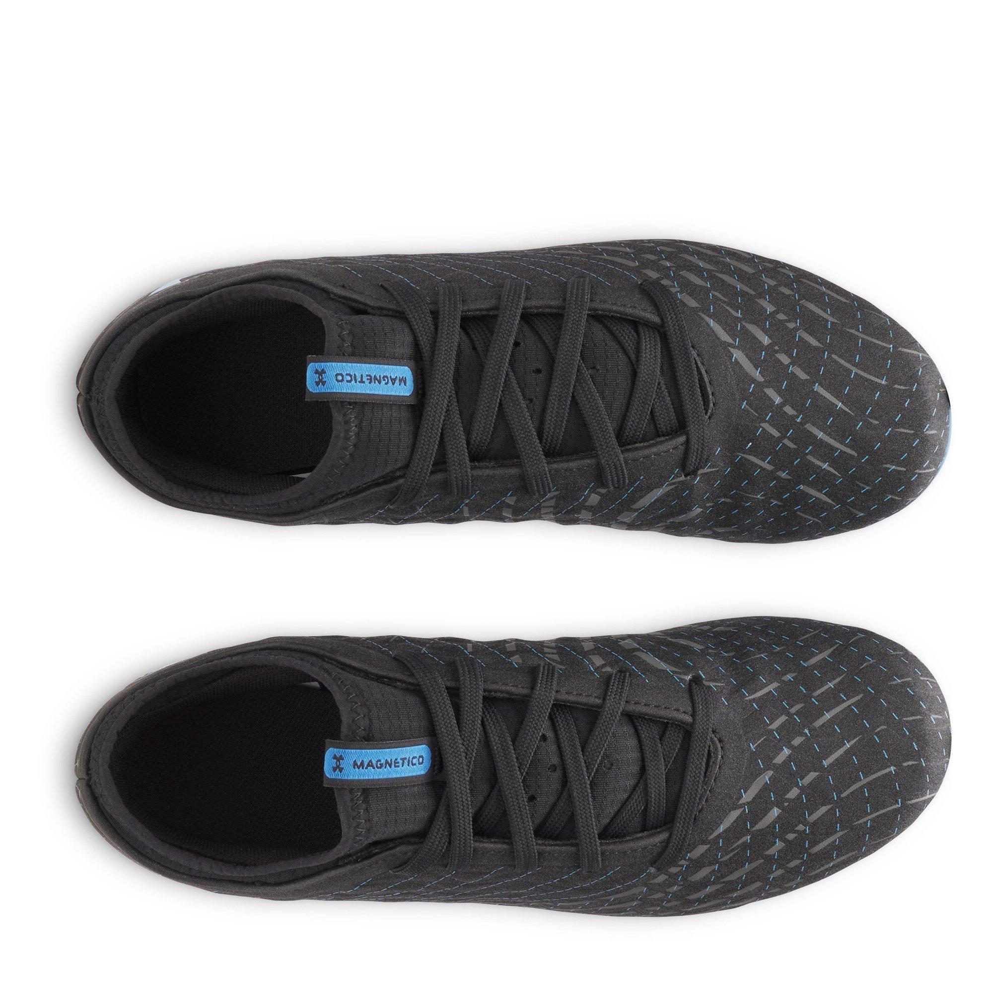 Black/Blue - Under Armour - Magnetico Club Juniors Firm Ground Football Boots - 4