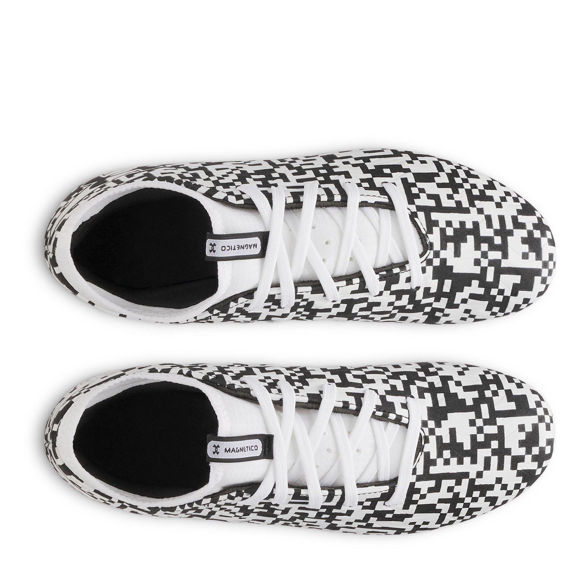 Black/White - Under Armour - Magnetico Club Juniors Firm Ground Football Boots - 4