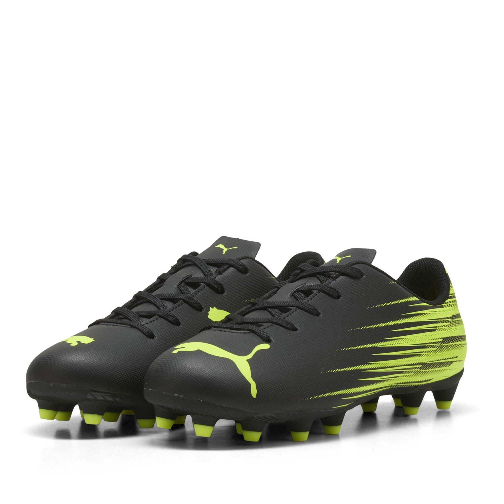 Puma Black/Lime - Puma - Attacanto II Junior Firm Ground Boots - 1