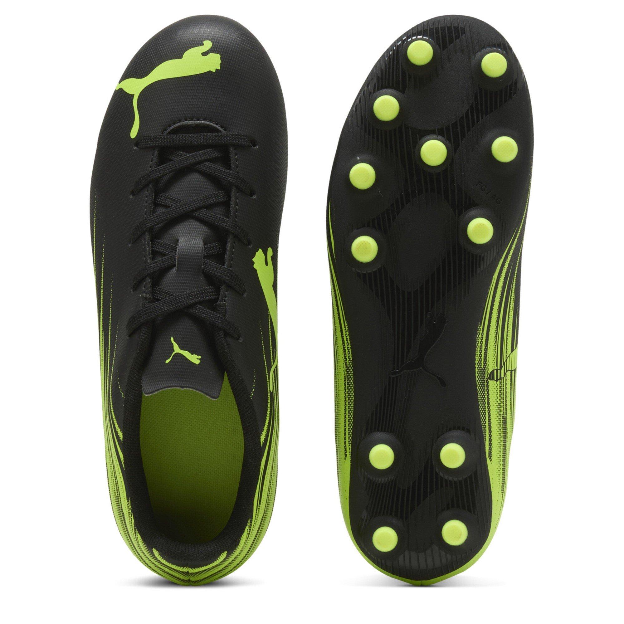 Puma Black/Lime - Puma - Attacanto II Junior Firm Ground Boots - 3
