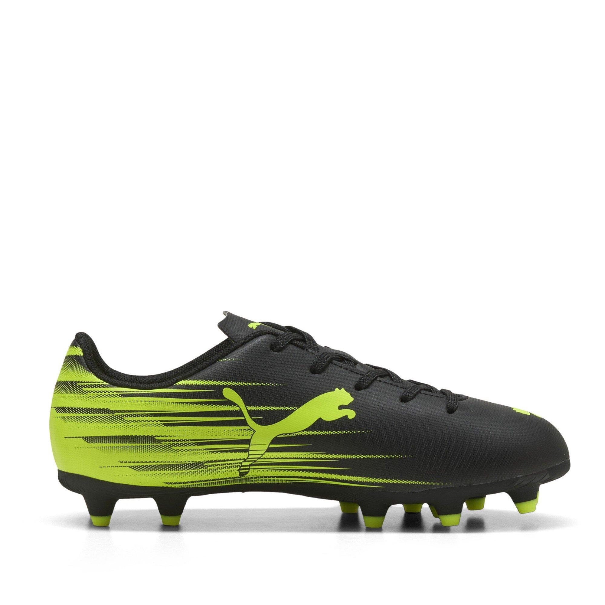 Puma Black/Lime - Puma - Attacanto II Junior Firm Ground Boots - 4