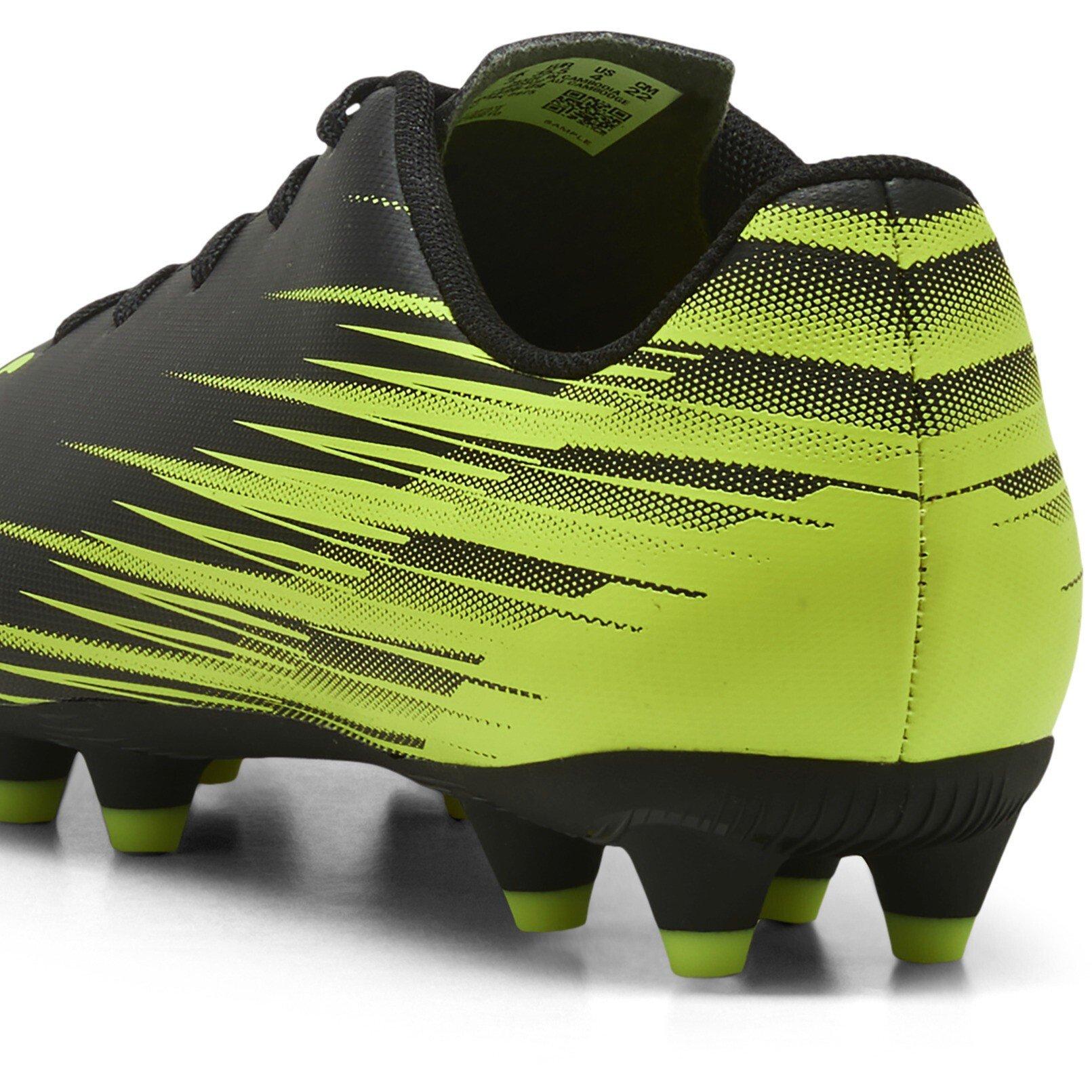 Puma Black/Lime - Puma - Attacanto II Junior Firm Ground Boots - 5