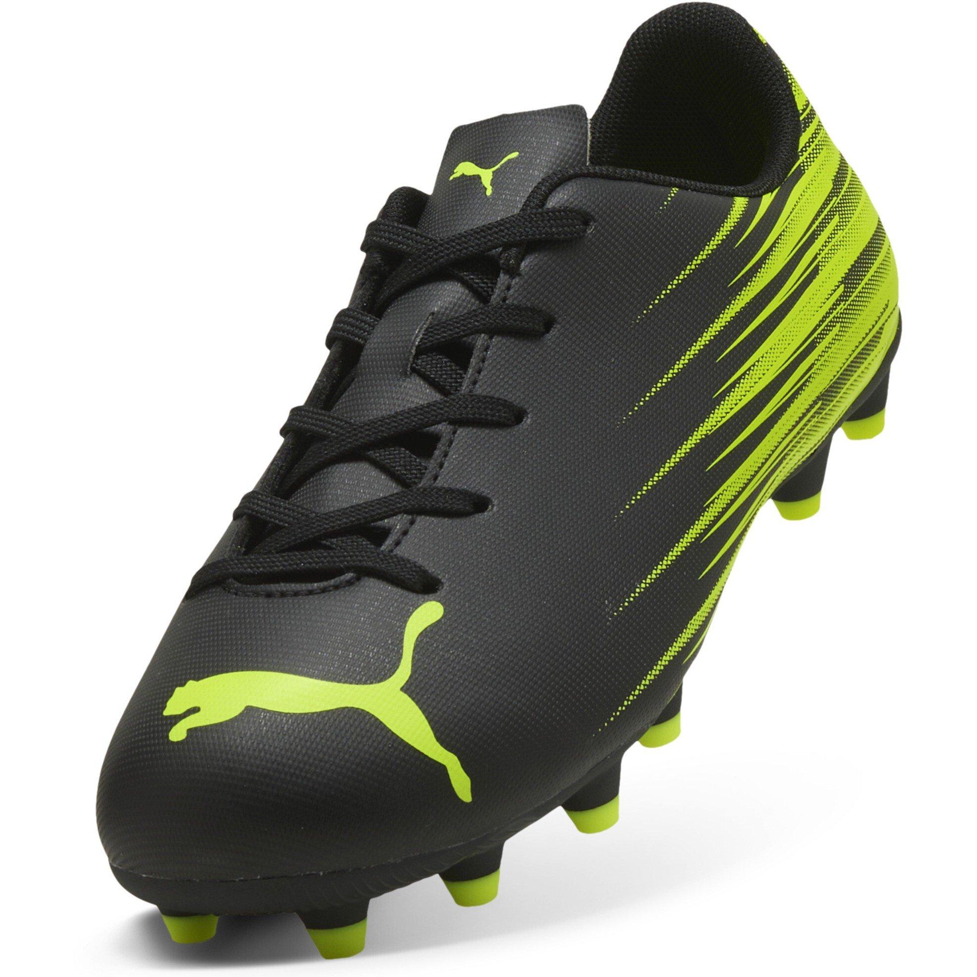 Puma Black/Lime - Puma - Attacanto II Junior Firm Ground Boots - 6