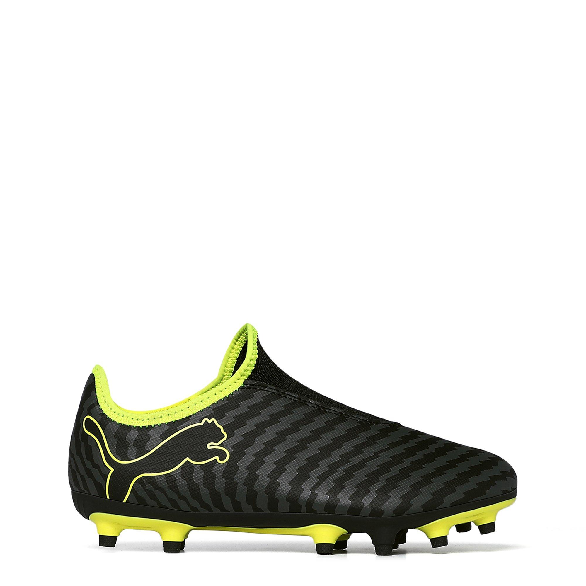 Yellow/Black - Puma - Kids' Finesse Firm Ground Football Boot - 1