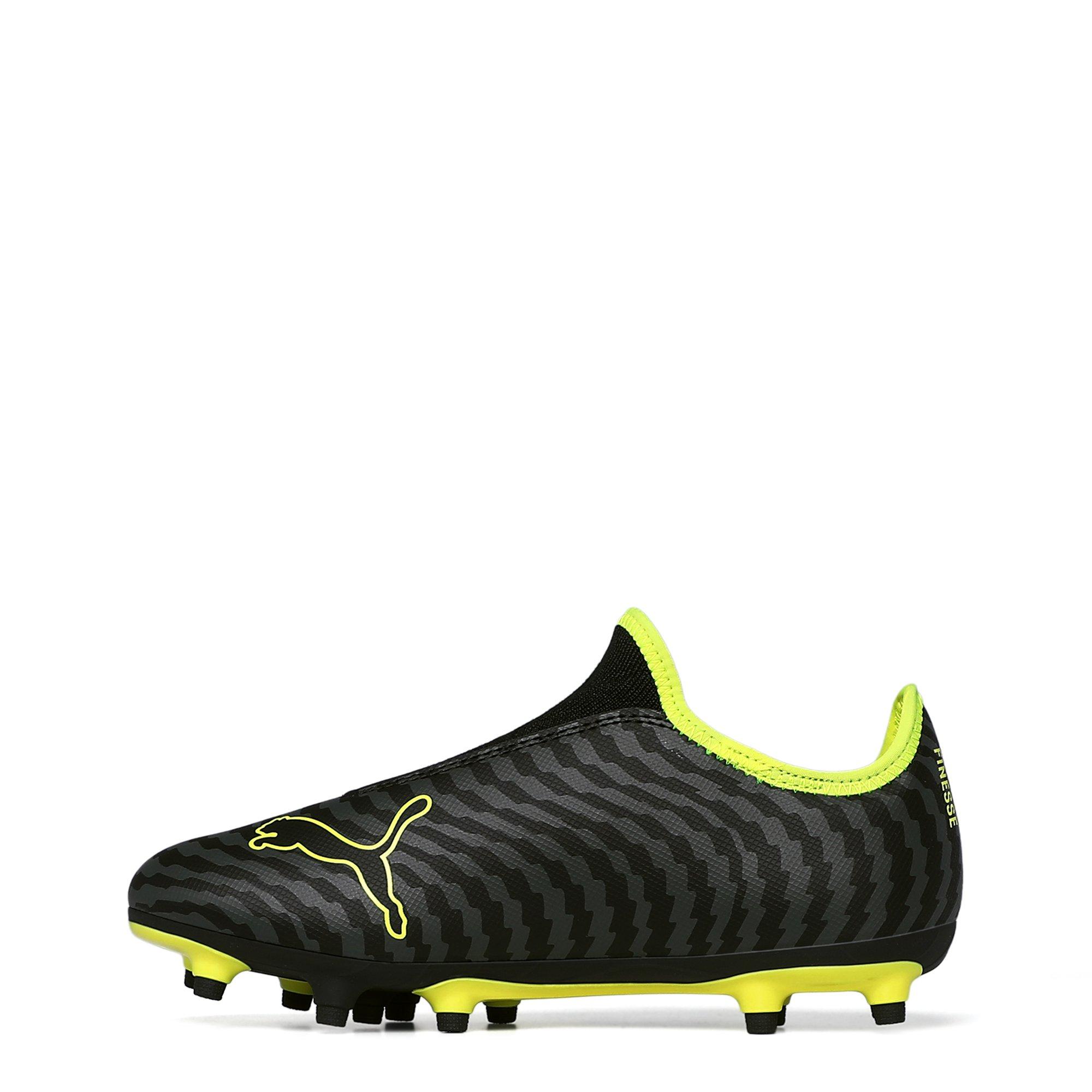 Yellow/Black - Puma - Kids' Finesse Firm Ground Football Boot - 2