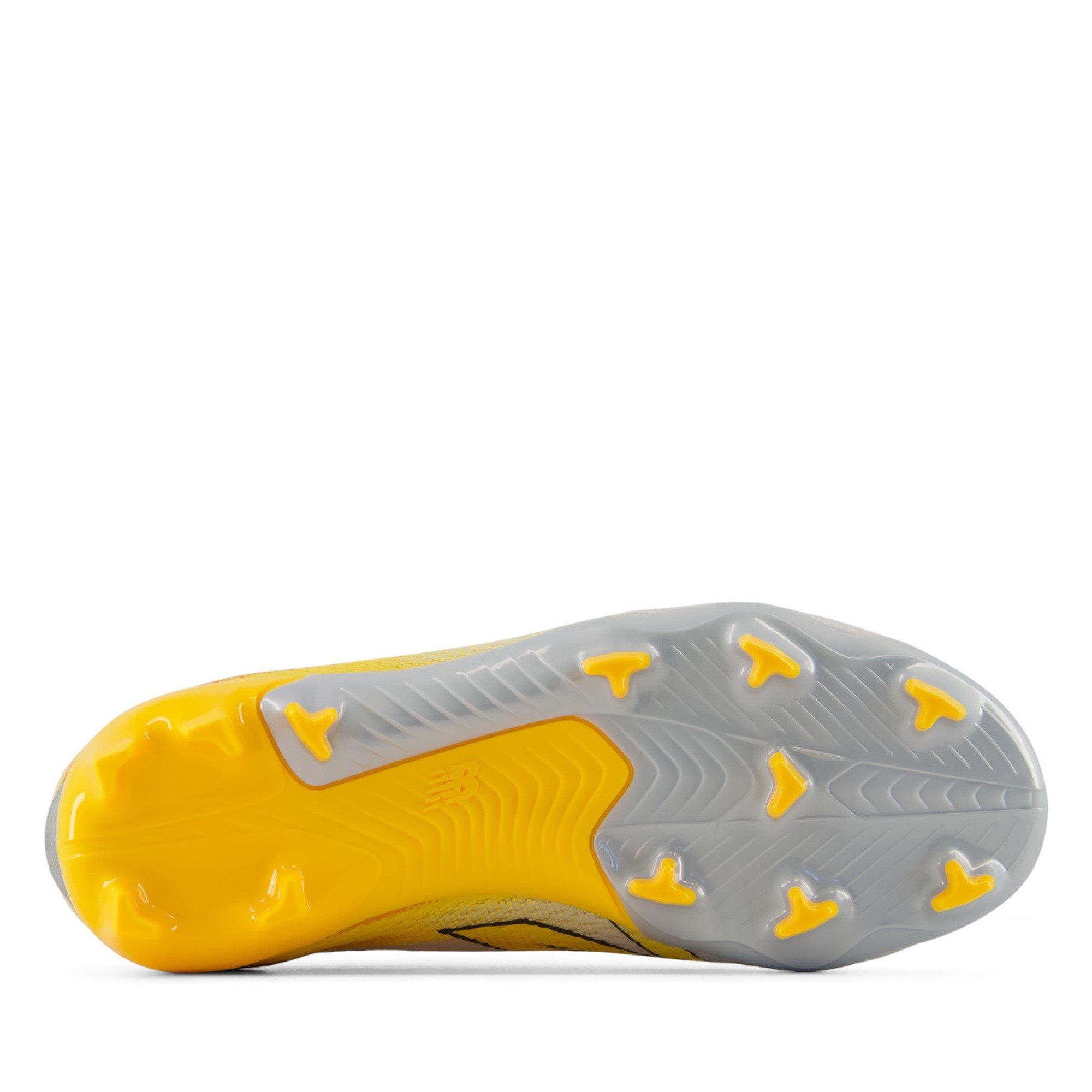 Bijelo/narančasto - New Balance - Unisex Kids' Furon .3 Firm Ground Football Boots - 5
