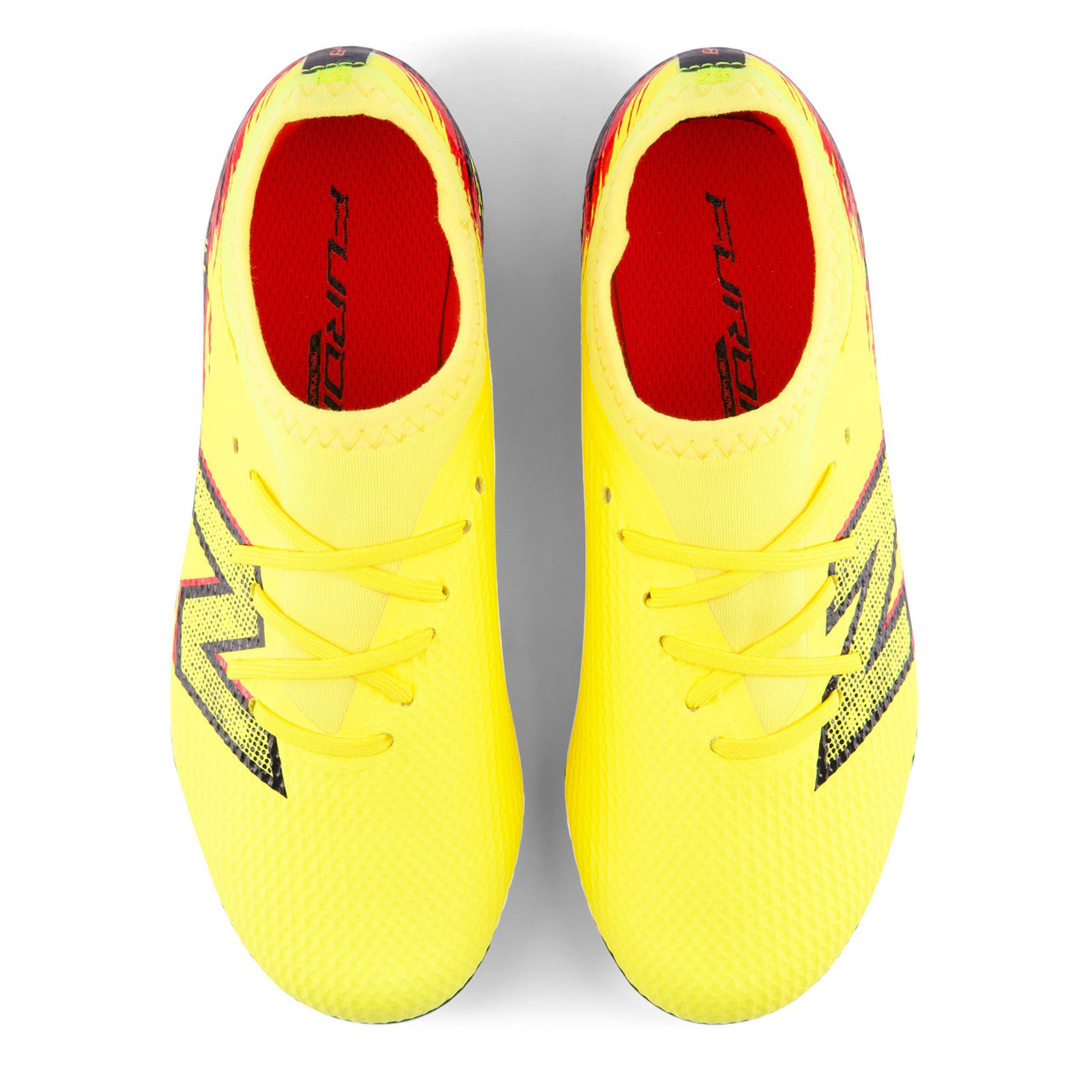 Yellow/Black - New Balance - Unisex Kids' Furon .3 Firm Ground Football Boots - 6