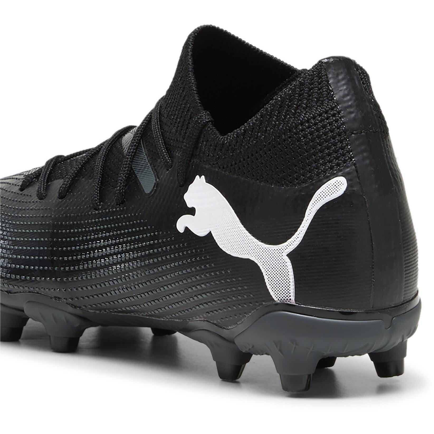 Zwart/Wit - Puma - Future 7 Match Rush Junior Firm Ground Football Boots - 5