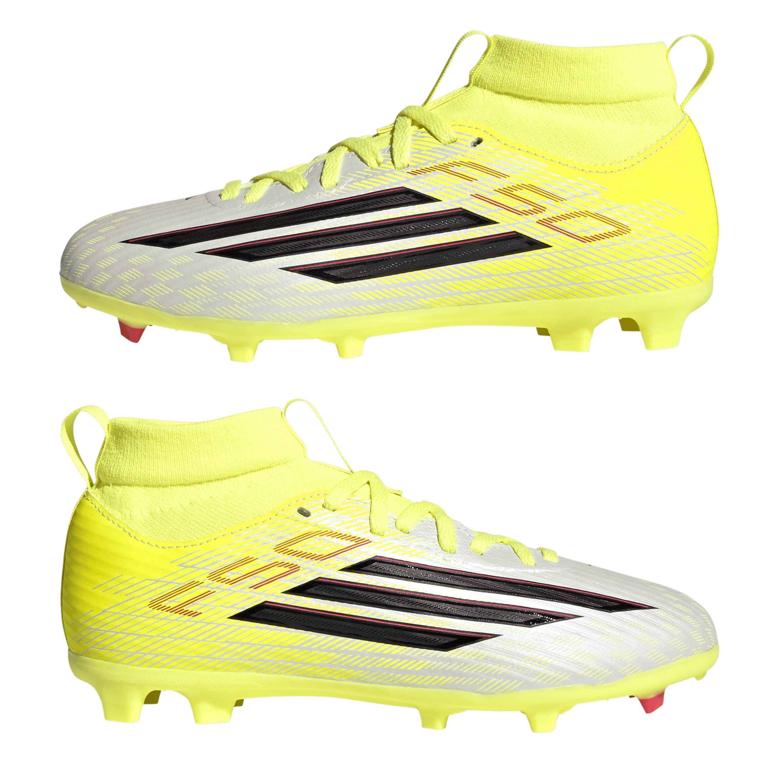 Solar Yellow - adidas - F50 League Juniors Firm Ground Football Boots - 9