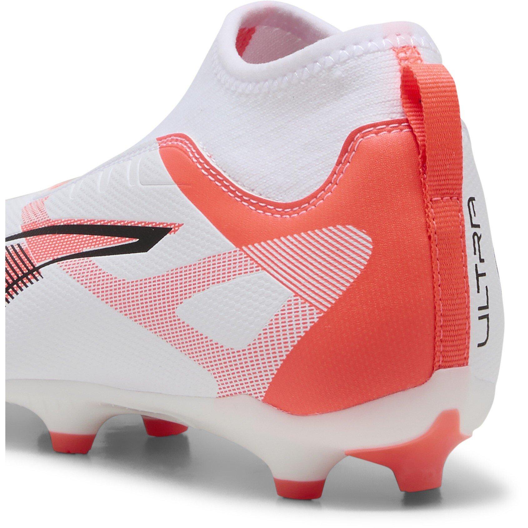 White-Bl - Puma - Puma Ultra 5 Match+ Ll Fg/Ag Jr Firm Ground Football Boots Unisex Kids - 5