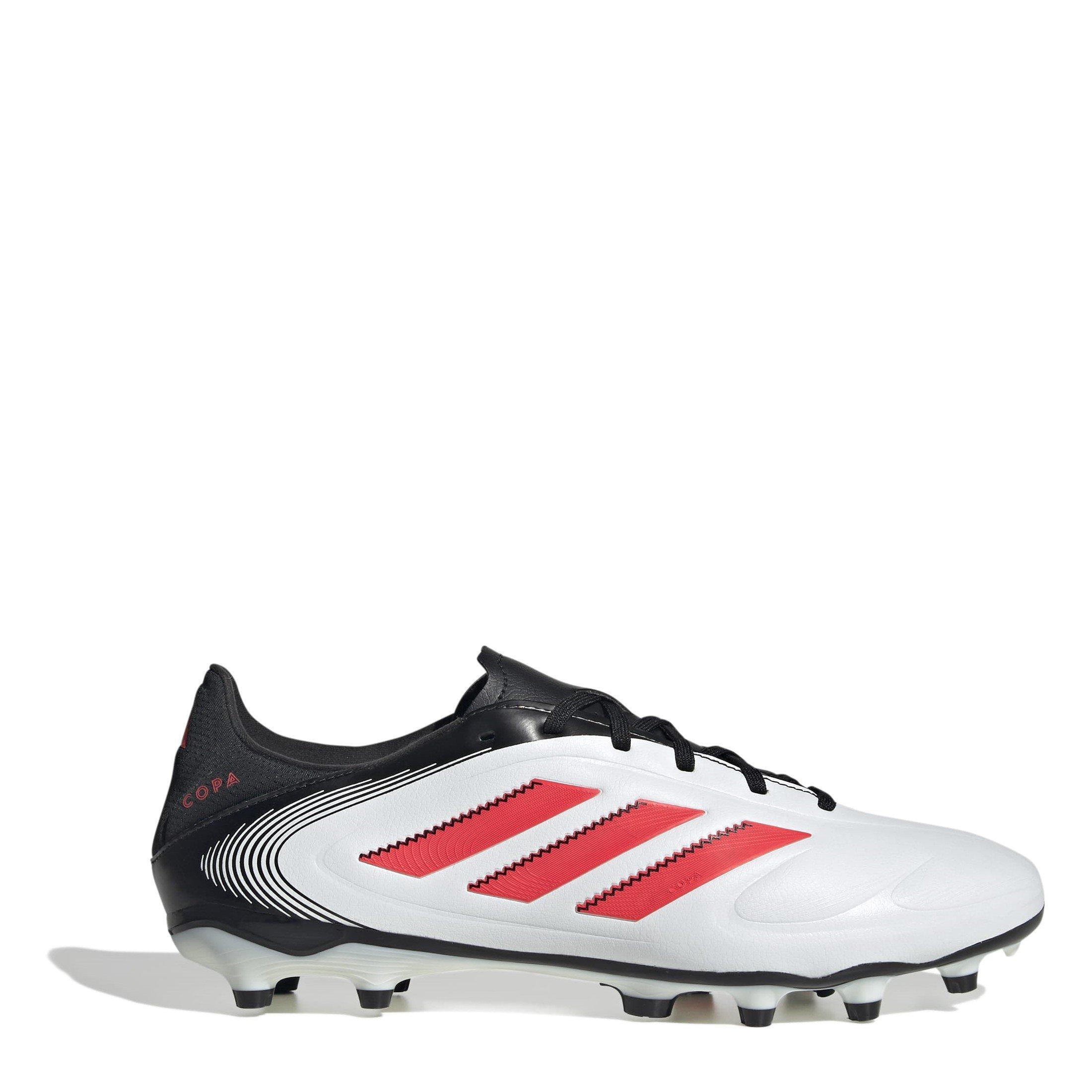Ftwr White/Luci - adidas - Unisex Kids' Firm Ground Football Boots - 1