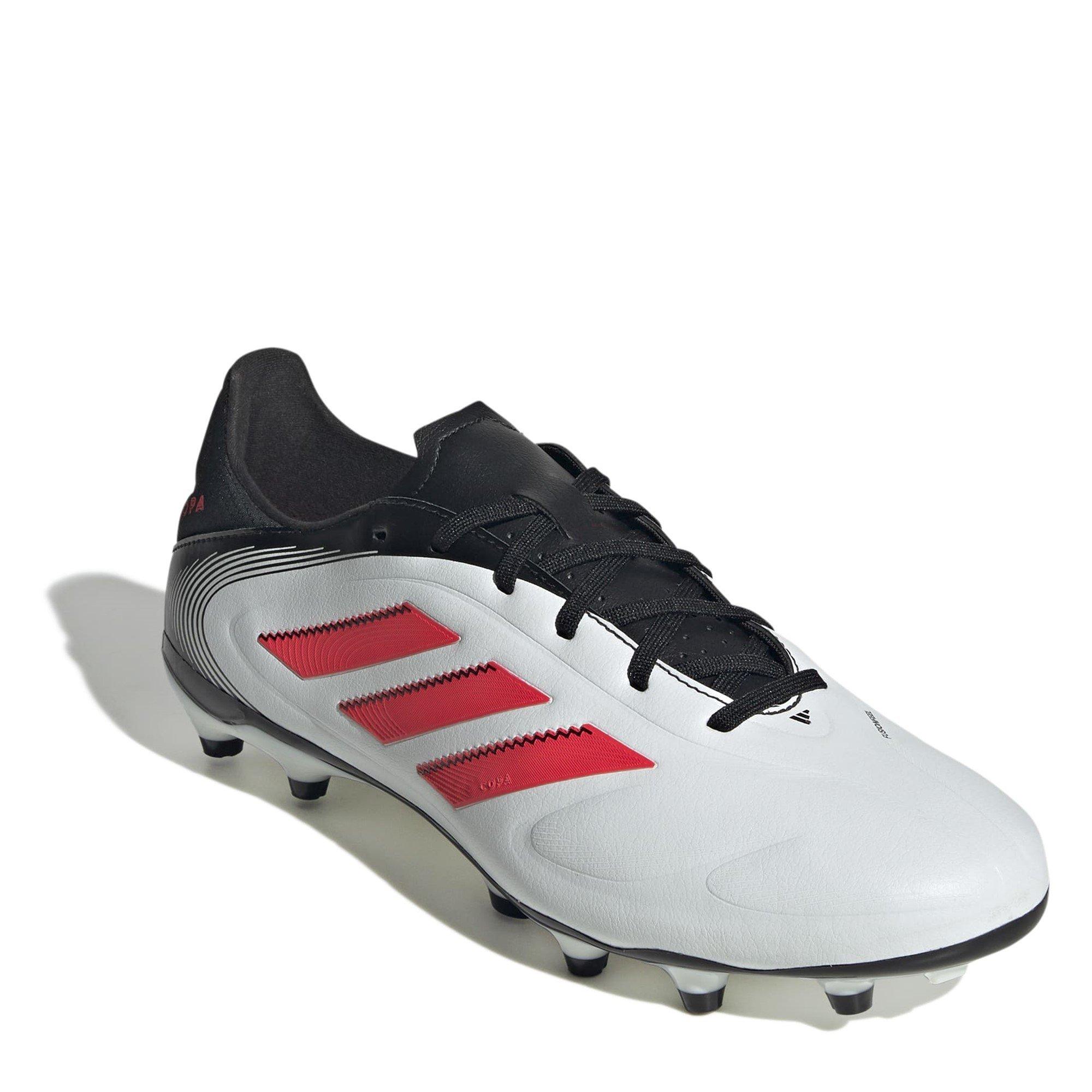 Ftwr White/Luci - adidas - Unisex Kids' Firm Ground Football Boots - 3