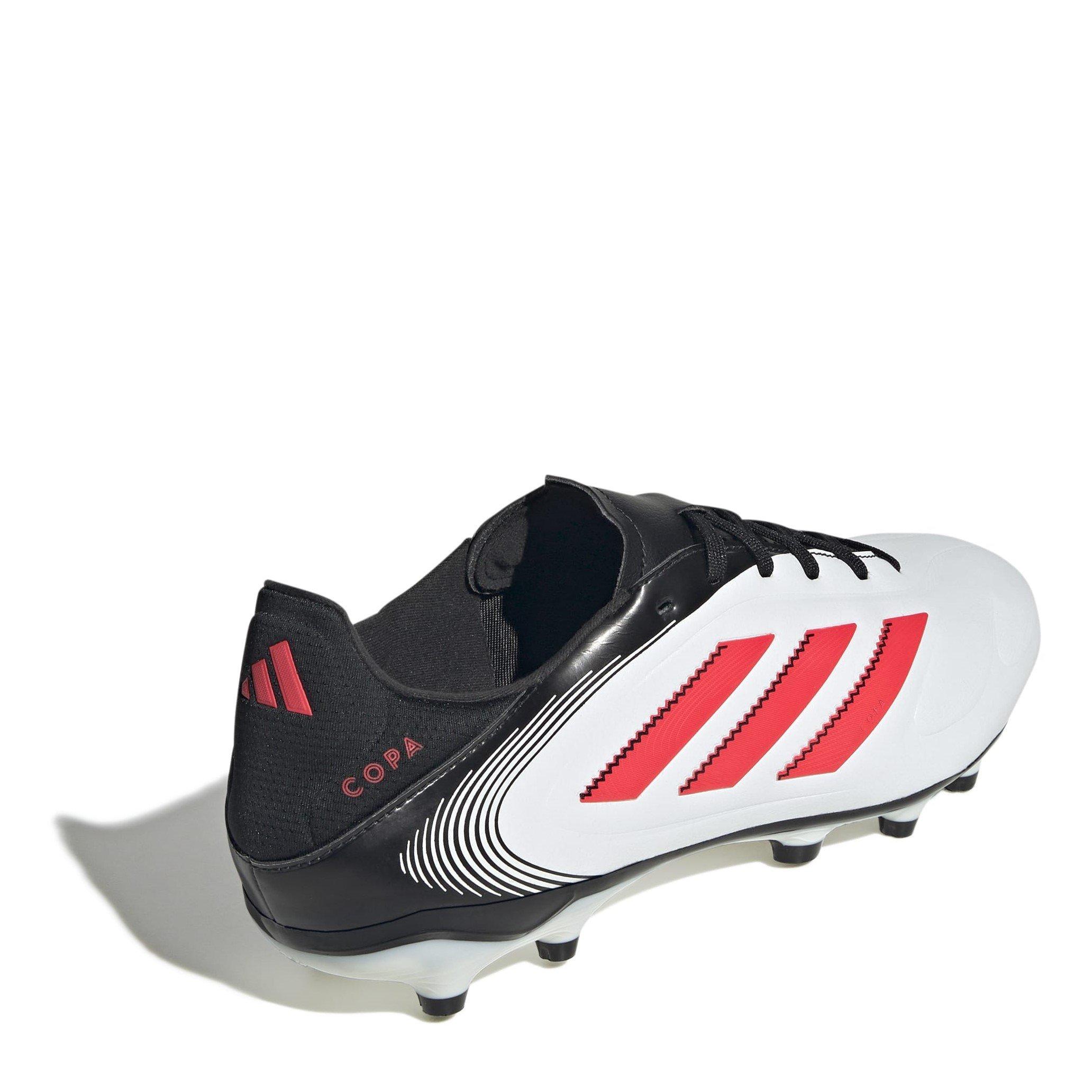 Ftwr White/Luci - adidas - Unisex Kids' Firm Ground Football Boots - 4