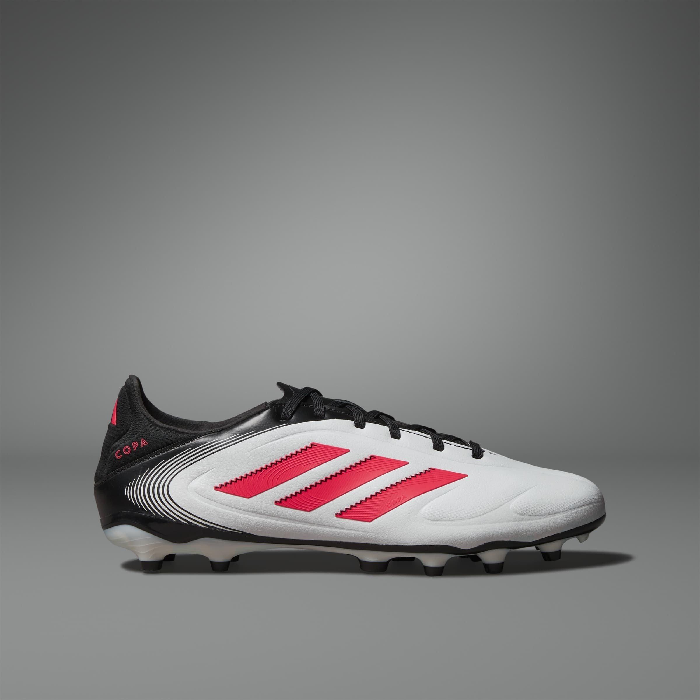 Ftwr White/Luci - adidas - Unisex Kids' Firm Ground Football Boots - 10