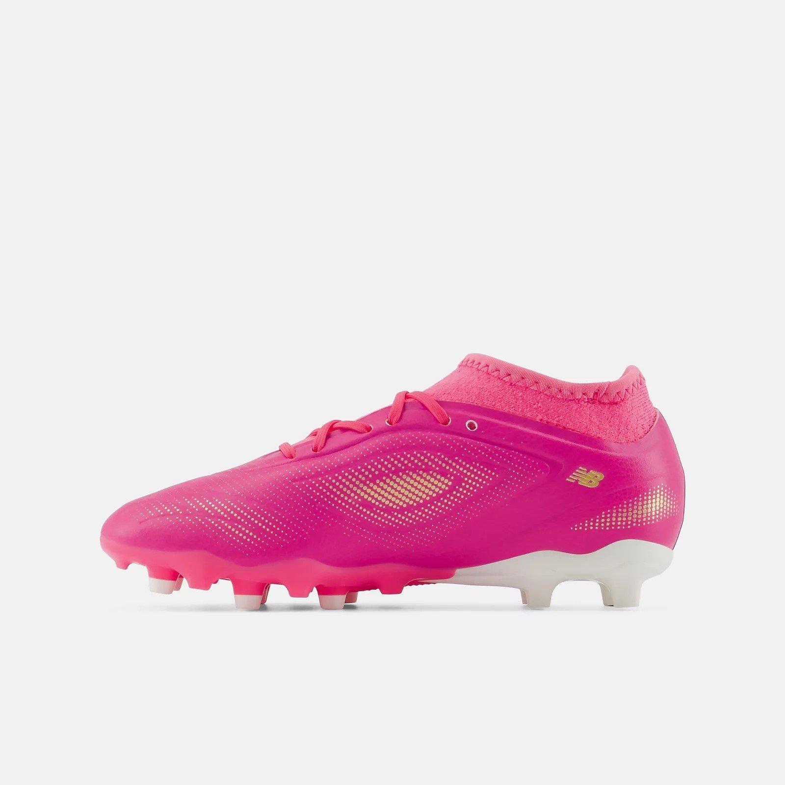 Pink/White - New Balance - Unisex Kids' Tekela .3 Firm Ground Football Boots - 4