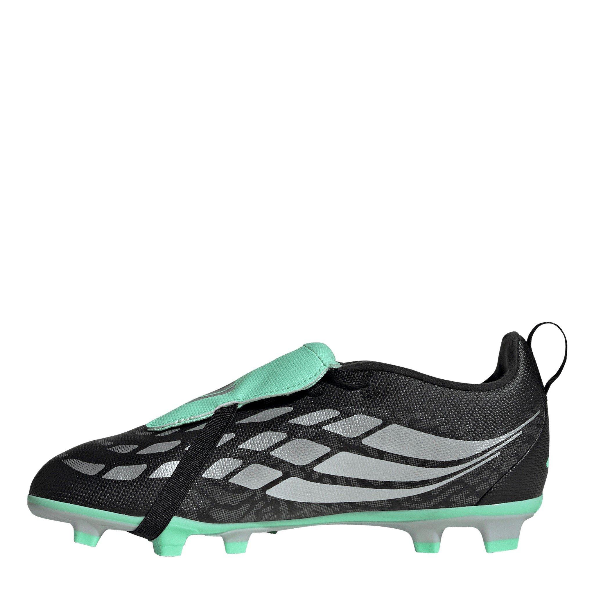 Blk/Silver/Mint - adidas - Adidas Pred Club Fg Jn64 - 2