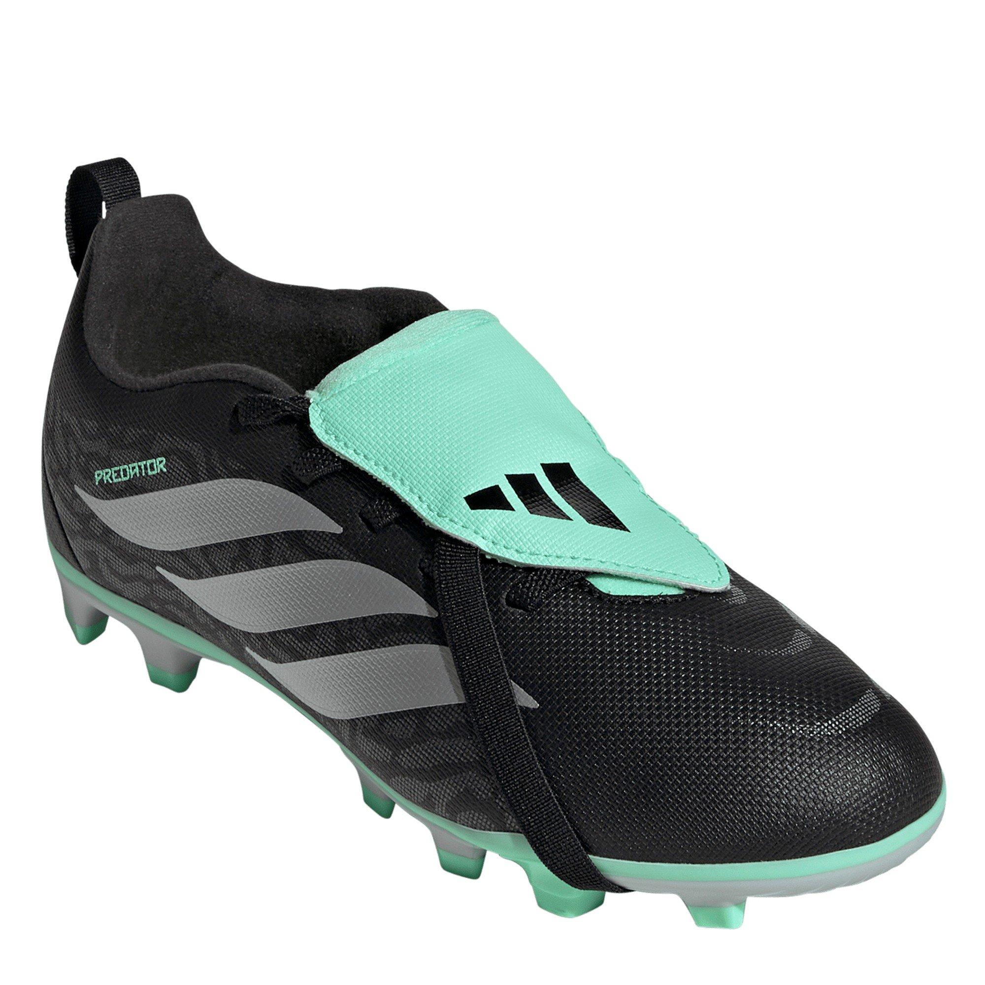 Blk/Silver/Mint - adidas - Adidas Pred Club Fg Jn64 - 3