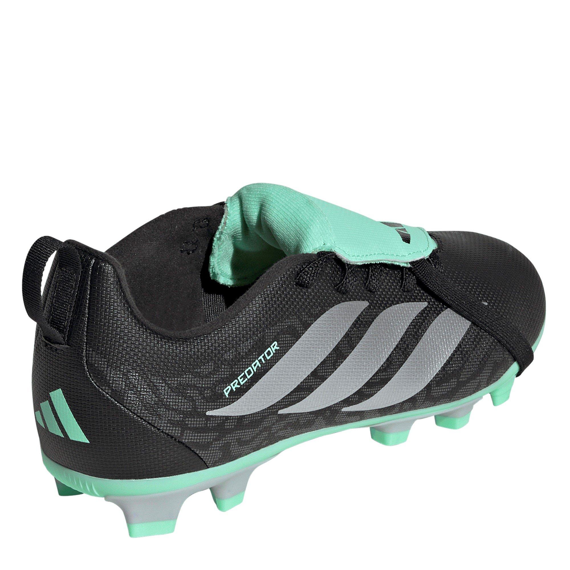 Blk/Silver/Mint - adidas - Adidas Pred Club Fg Jn64 - 4
