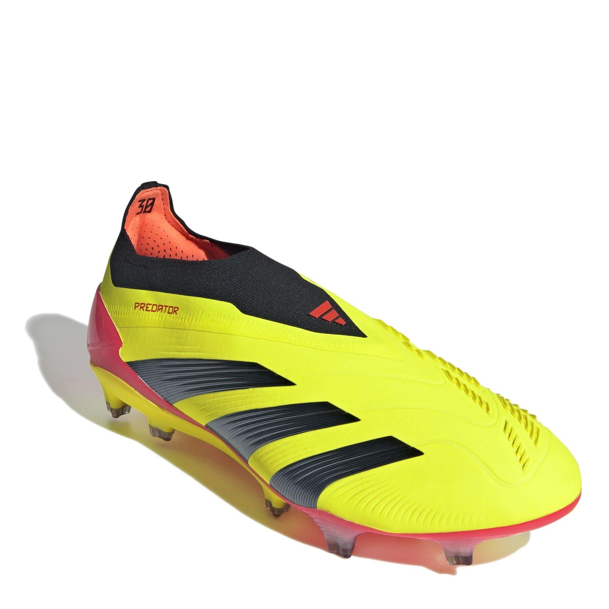 Team Solar Yell - adidas - Predator Elite Laceless Firm Ground Football Boots Adults - 3