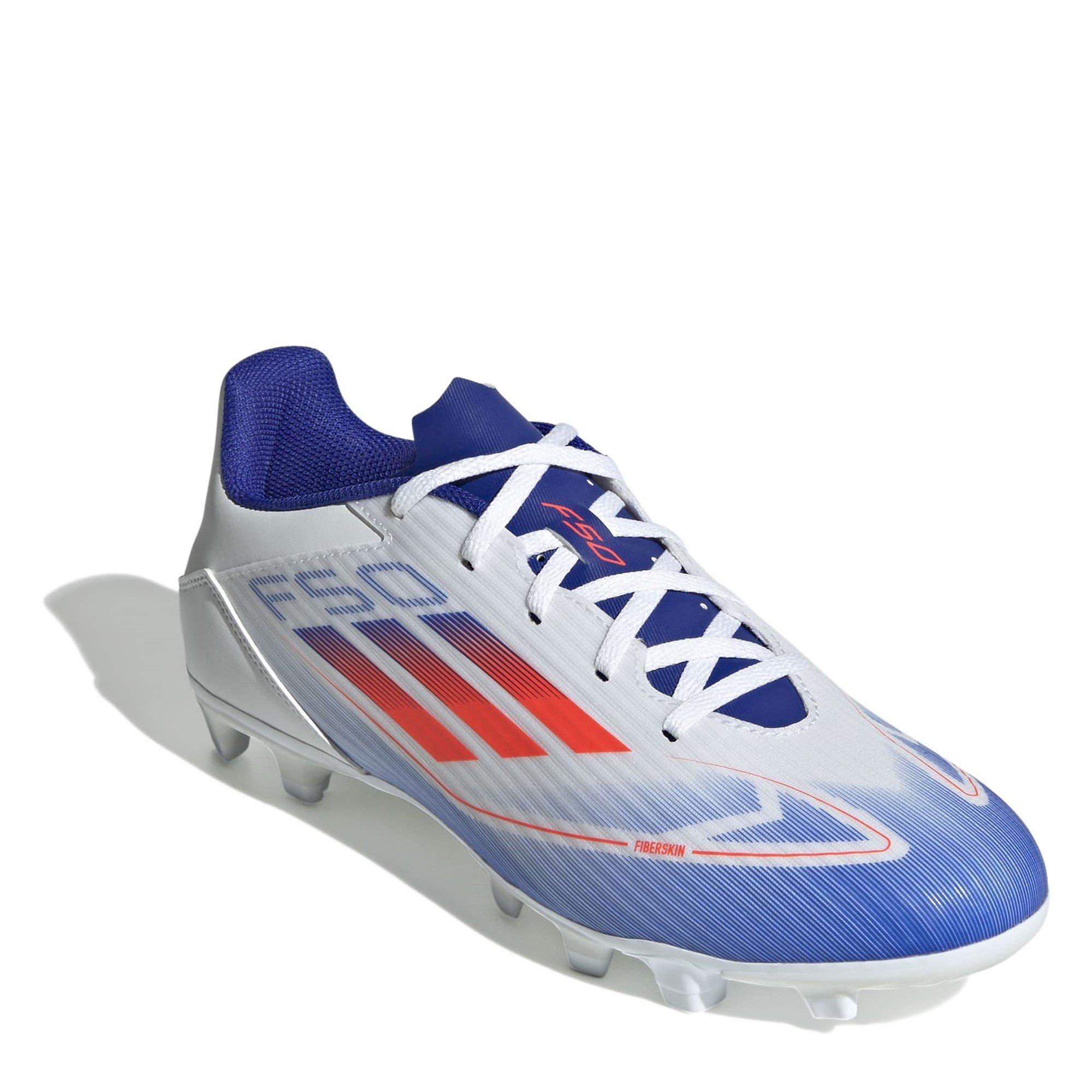 Ftwr White/Sola - adidas - F50 Club Fxg Firm Ground Football Boots Unisex Kids - 3