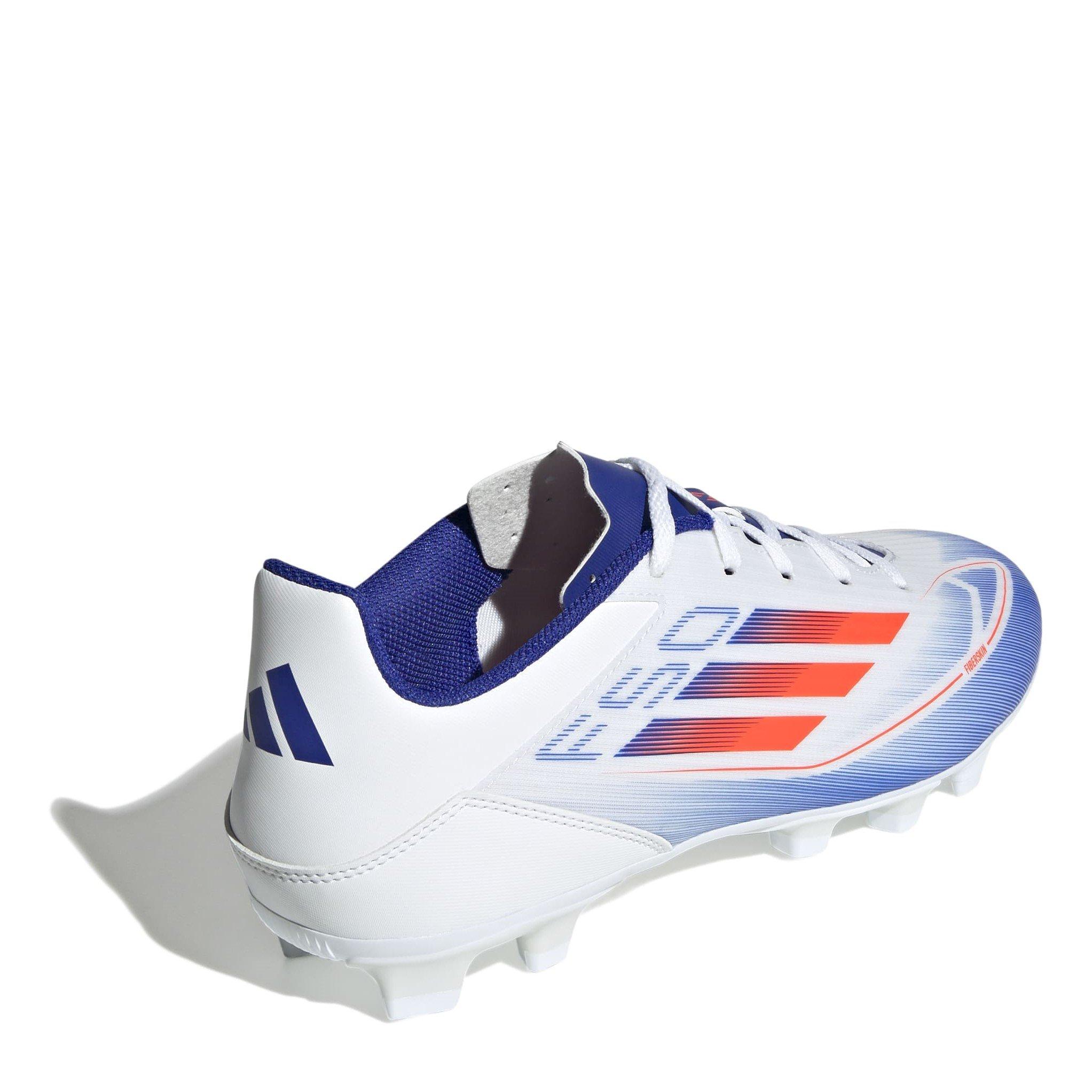 Ftwr White/Sola - adidas - F50 Club Fxg Firm Ground Football Boots Unisex Kids - 4