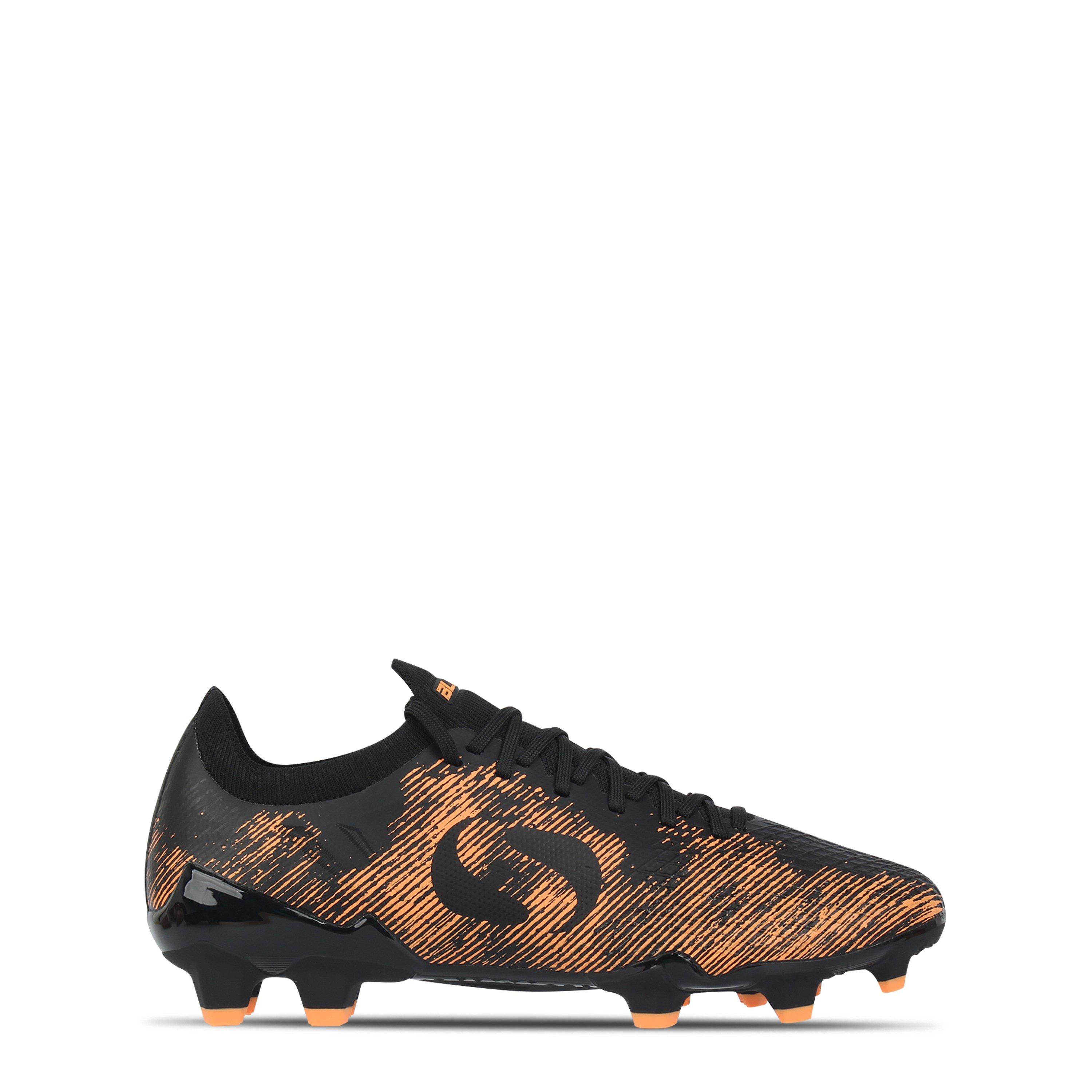 Sondico Boys Blaze Junior Fg Football Boots - Black/Orange - 5.5 (38.5)