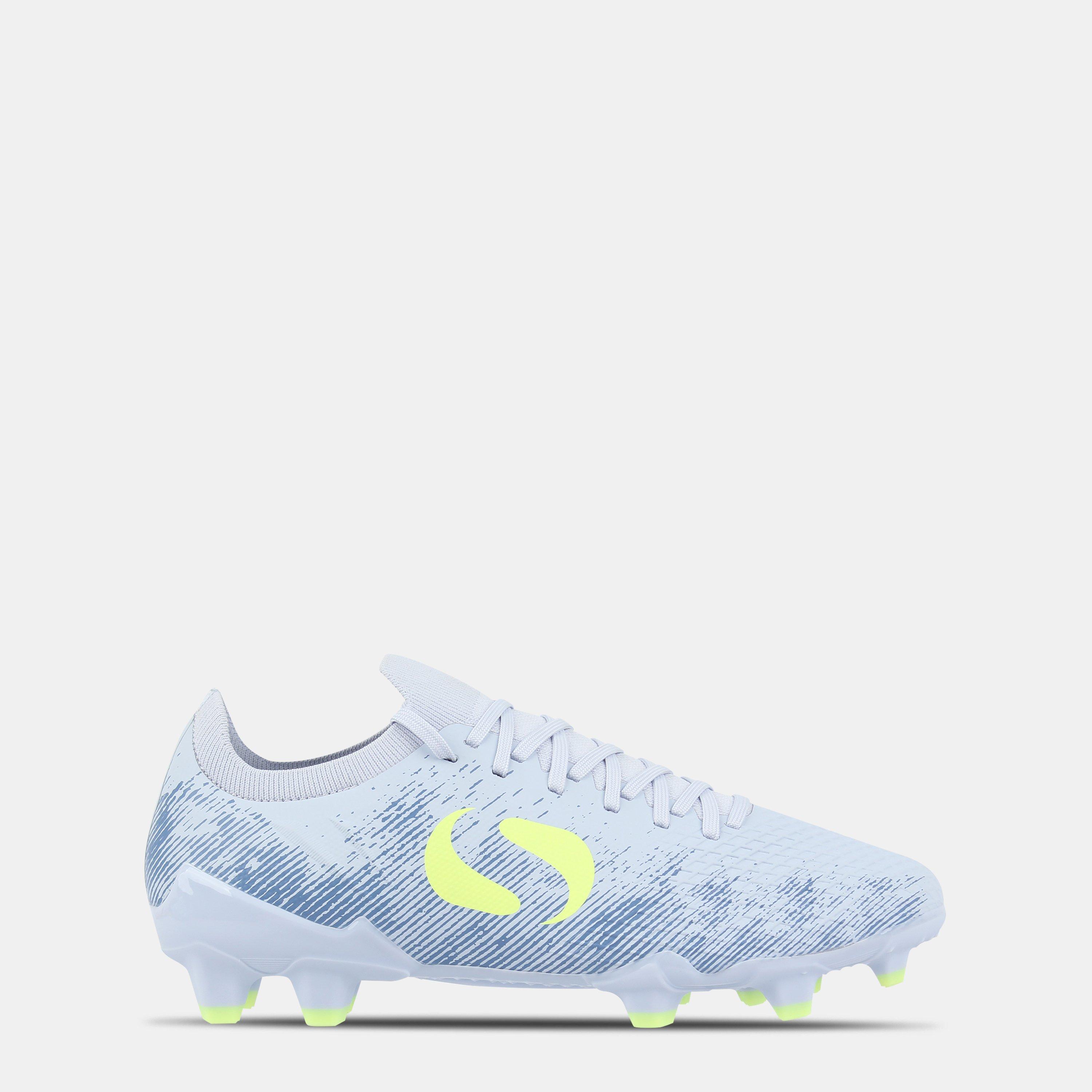 Sondico Boys Blaze Junior Fg Football Boots - Purple/Lime - 5.5 (38.5)