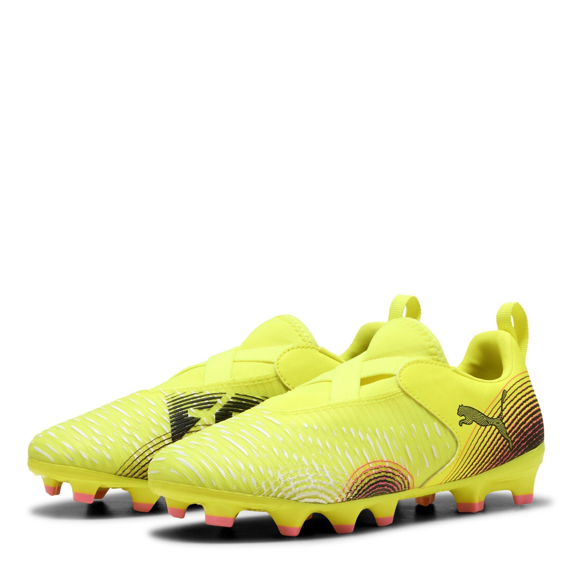 Yellow Alert - Puma - Puma Future 8 Match Ll Fg/Ag Jr Firm Ground Football Boots Unisex Kids - 1