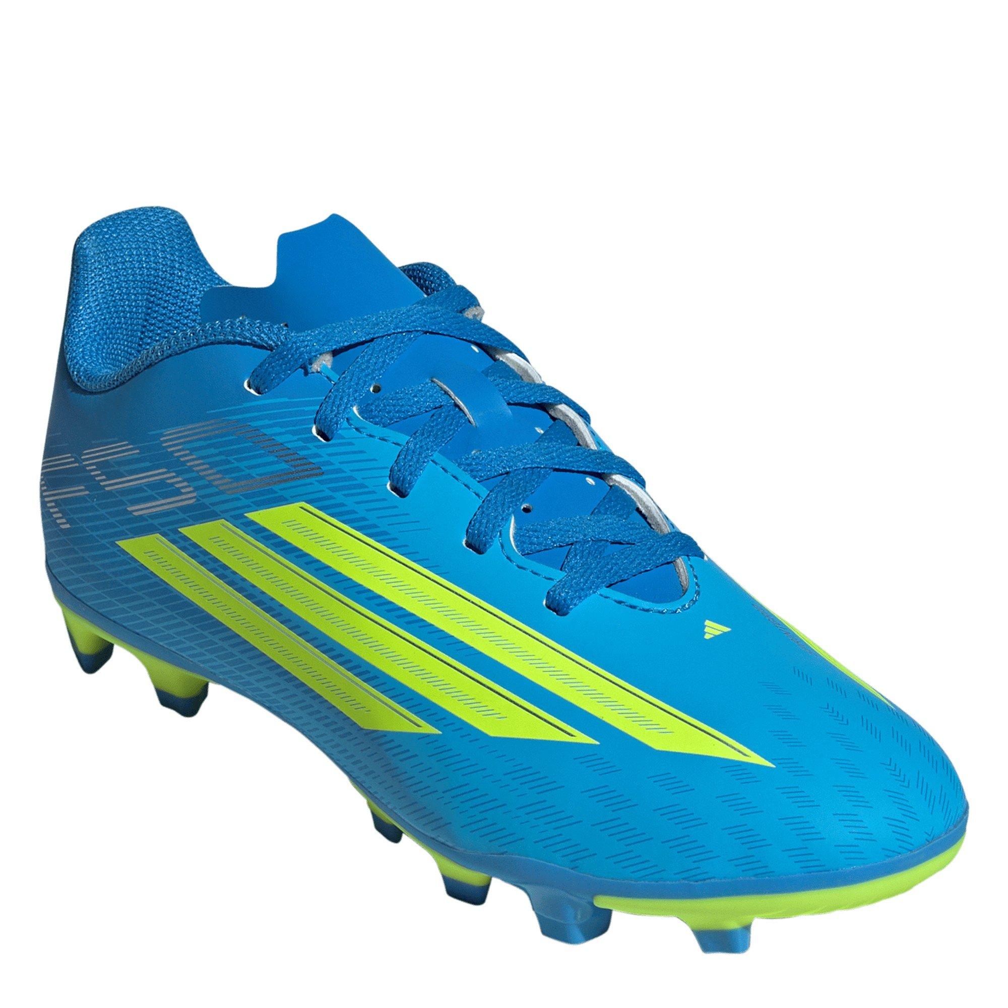 Blue/Yell/Aqua - adidas - F50 Club Firm Ground Junior Football Boots - 3