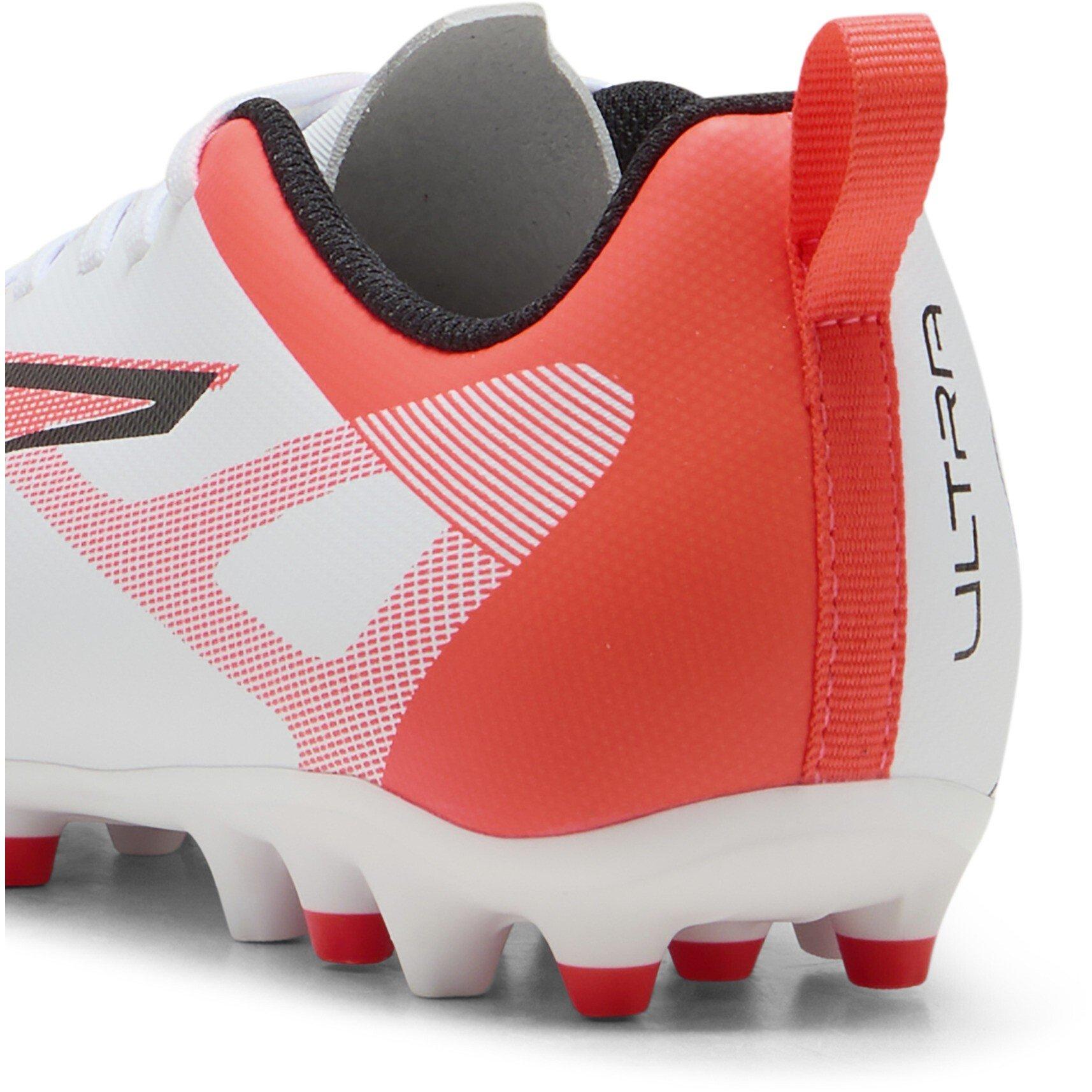 White-Bl - Puma - Unisex Kids' Firm Ground Football Boots - 5