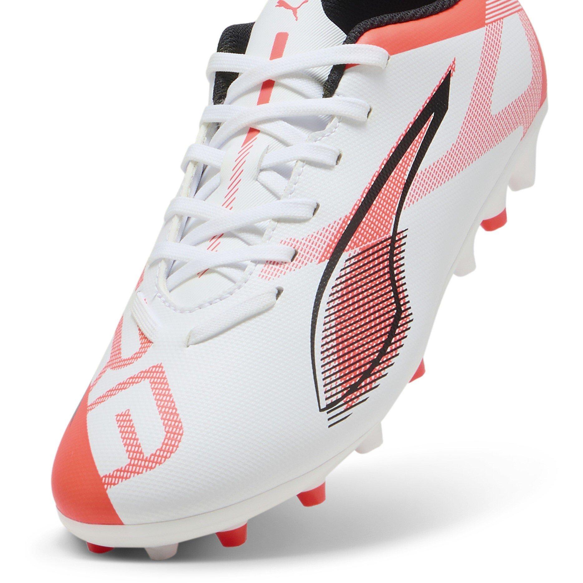 White-Bl - Puma - Unisex Kids' Firm Ground Football Boots - 6