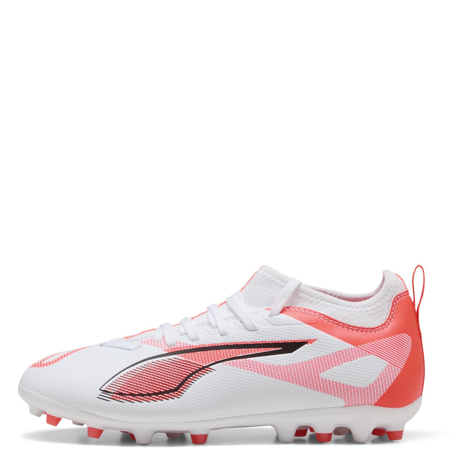 White-Bl - Puma - Unisex Kids' Ultra 5 Match Mg Firm Ground Football Boots - 2