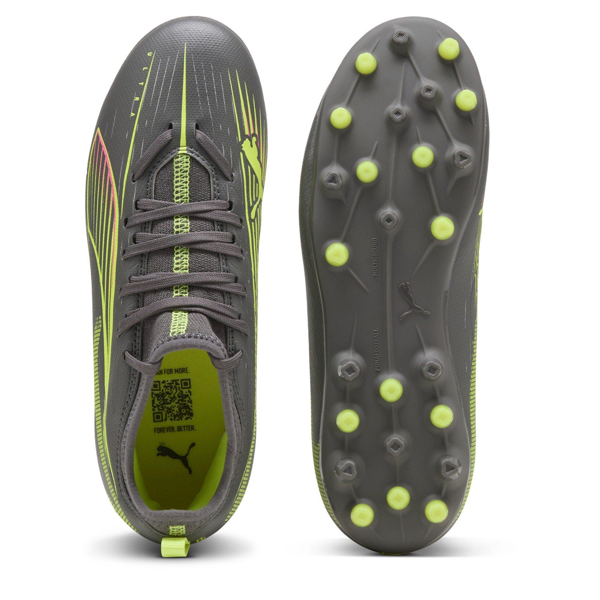 Matte Aged Sil- - Puma - Unisex Kids' Ultra 5 Match Mg Firm Ground Football Boots - 3