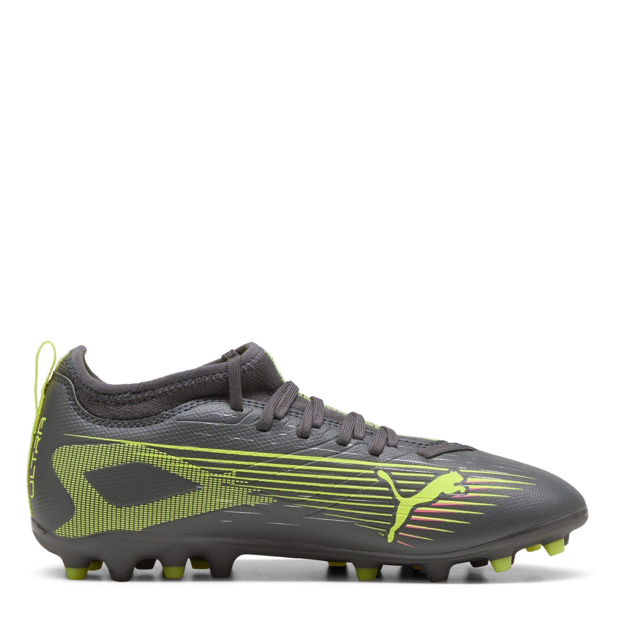 Matte Aged Sil- - Puma - Unisex Kids' Ultra 5 Match Mg Firm Ground Football Boots - 4